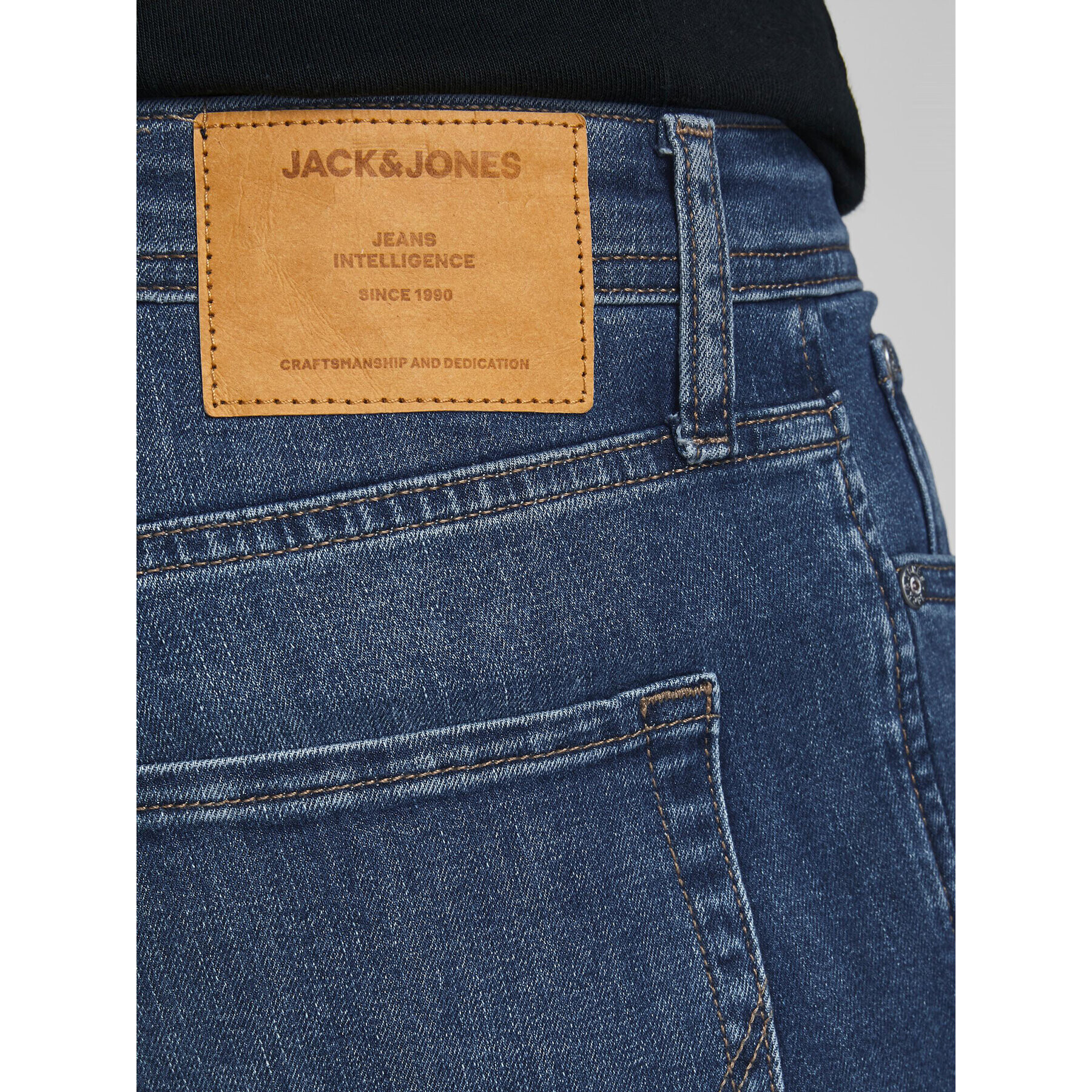 Jack&Jones Jeans hlače Glenn 12152347 Modra Slim Fit - Pepit.si