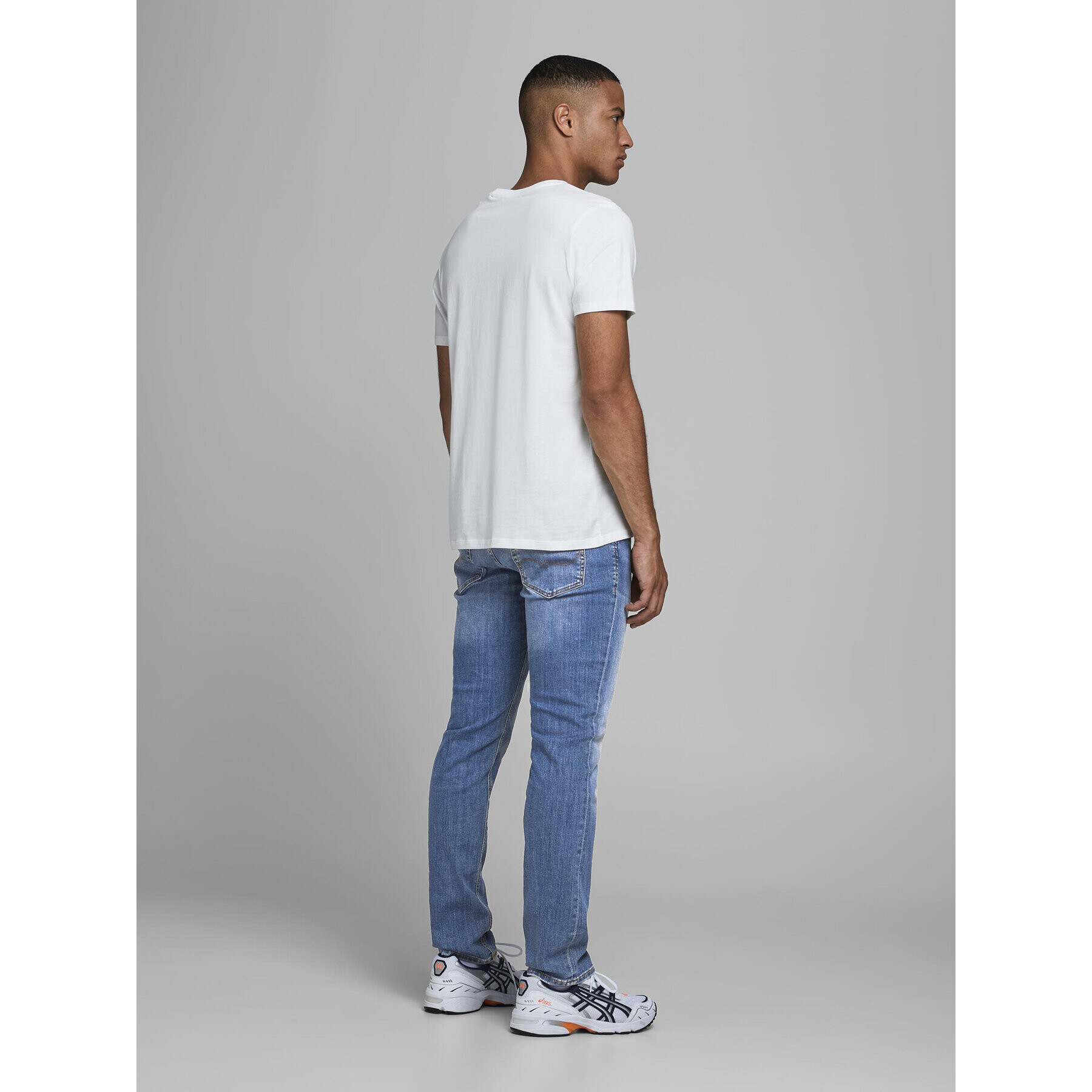 Jack&Jones Jeans hlače Glenn 12157416 Modra Slim Fit - Pepit.si