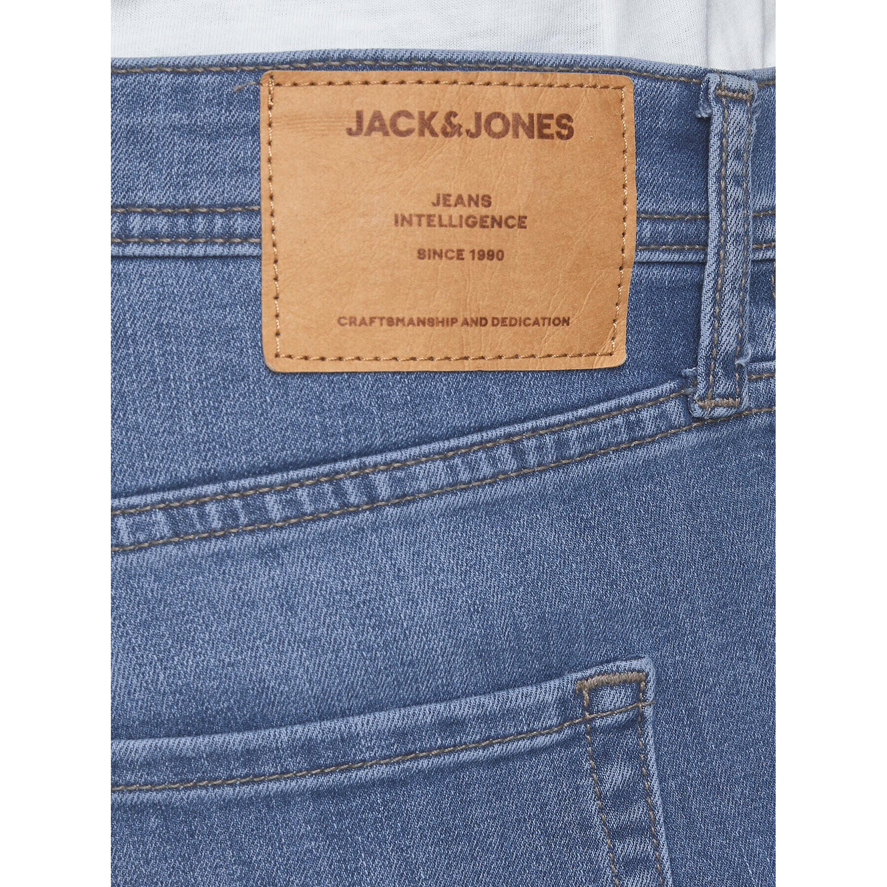 Jack&Jones Jeans hlače Glenn 12157416 Modra Slim Fit - Pepit.si