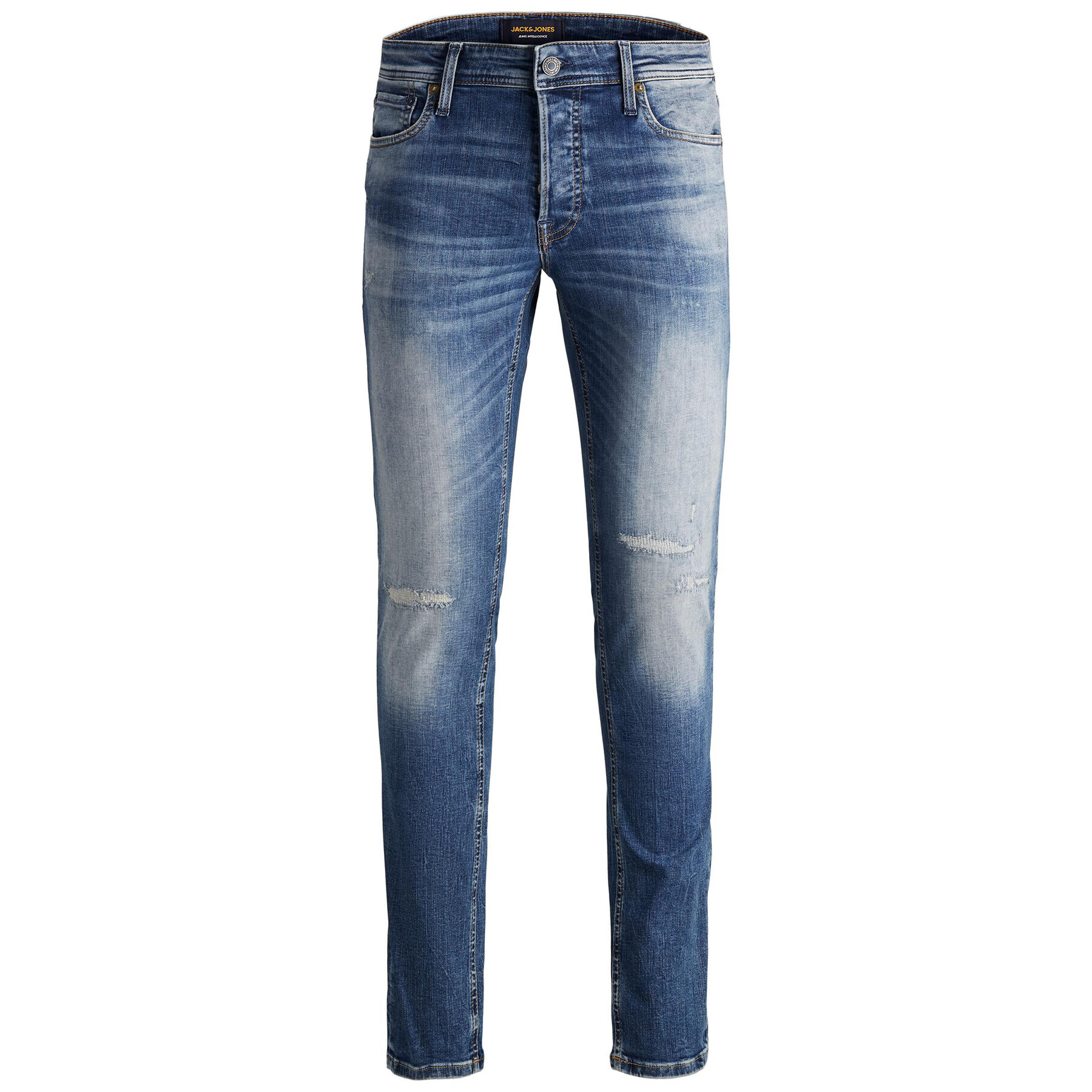 Jack&Jones Jeans hlače Glenn 12168932 Modra Slim Fit - Pepit.si