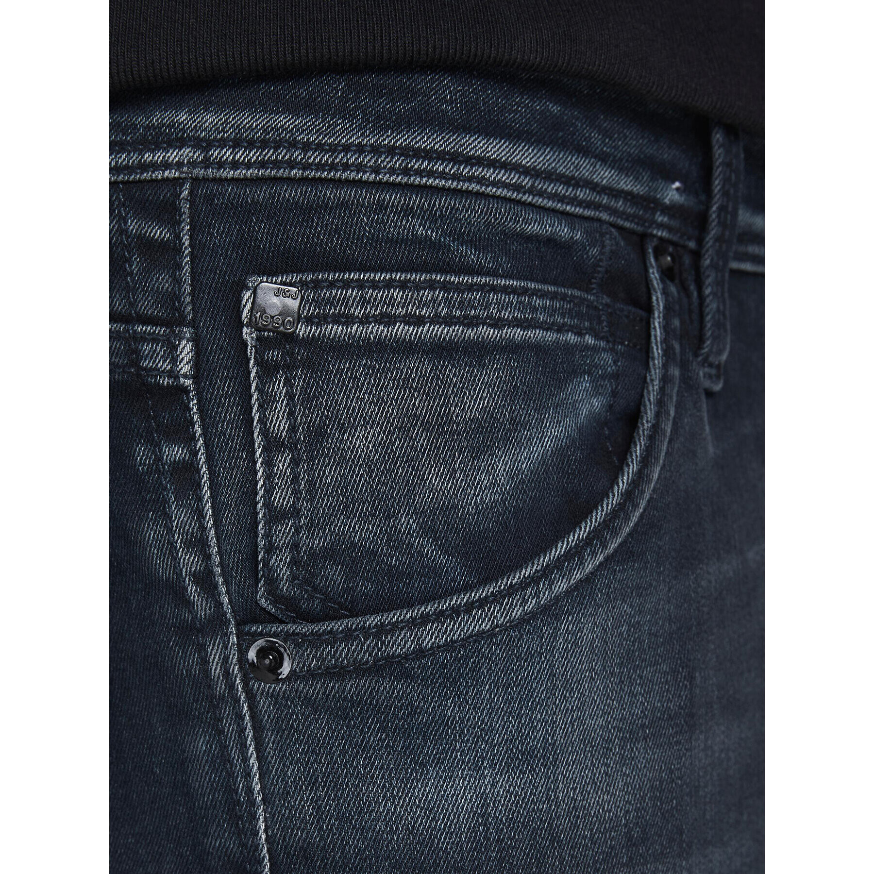 Jack&Jones Jeans hlače Glenn 12175893 Mornarsko modra Slim Fit - Pepit.si