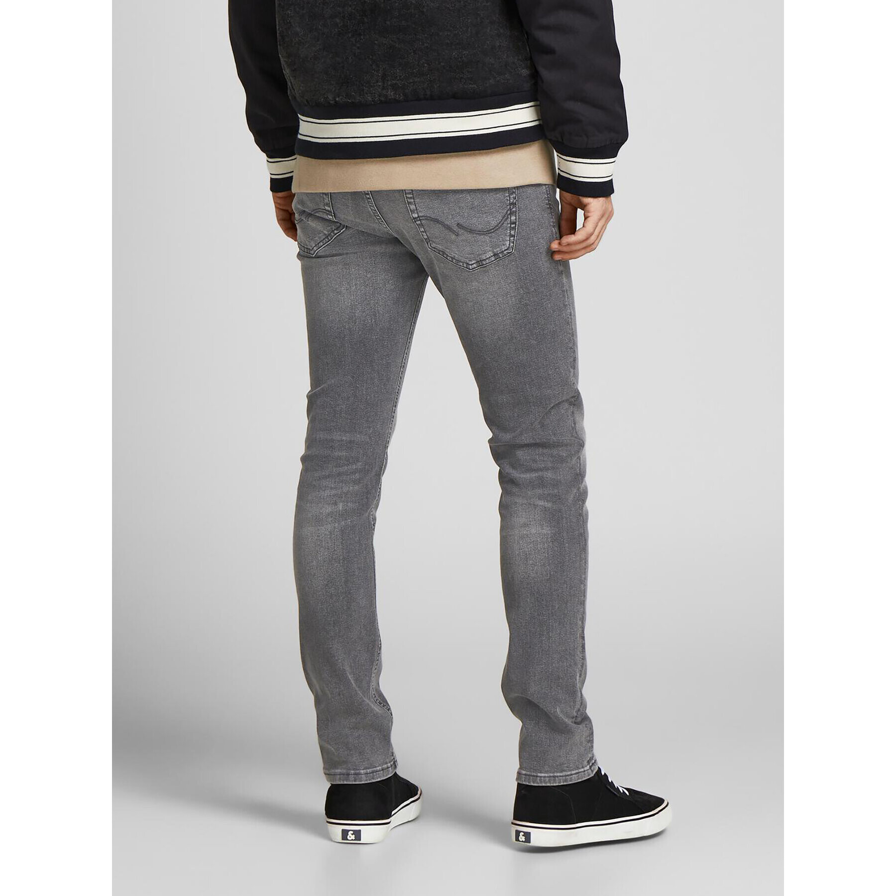 Jack&Jones Jeans hlače Glenn 12184474 Siva Slim Fit - Pepit.si