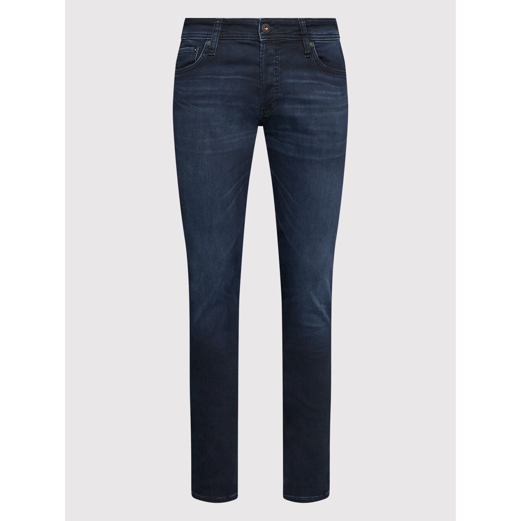 Jack&Jones Jeans hlače Glenn 12190946 Mornarsko modra Slim Fit - Pepit.si