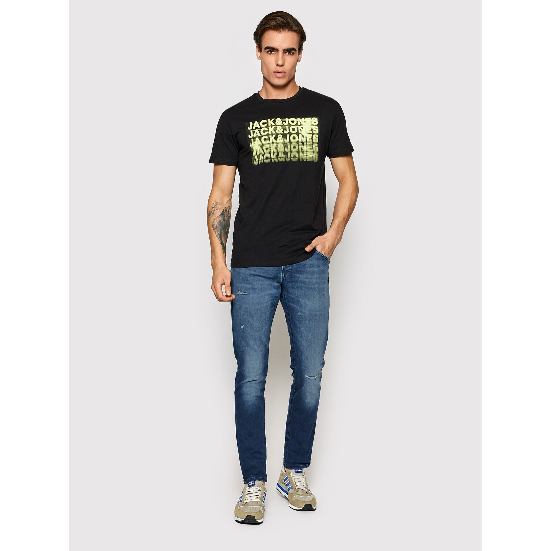 Jack&Jones Jeans hlače Glenn 12194539 Modra Slim Fit - Pepit.si