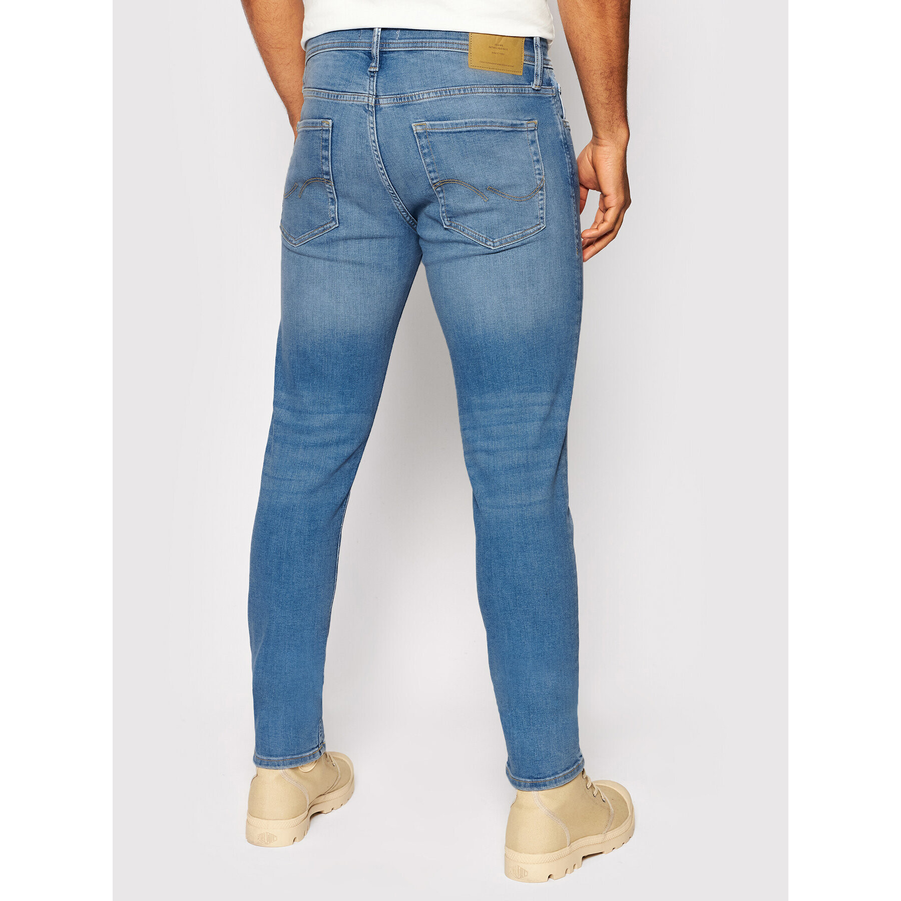 Jack&Jones Jeans hlače Glenn 12201645 Modra Slim Fit - Pepit.si