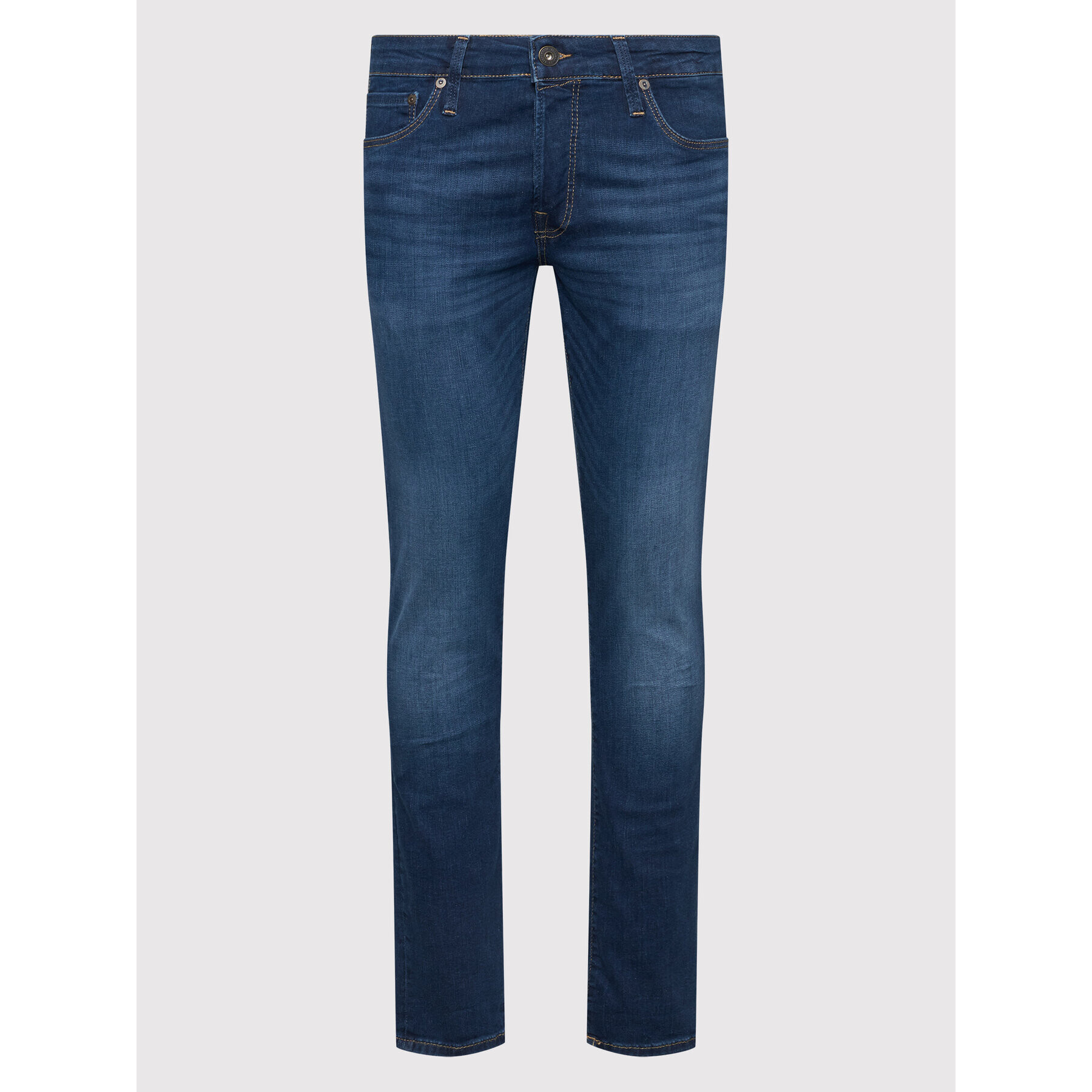 Jack&Jones Jeans hlače Glenn 12204335 Mornarsko modra Slim Fit - Pepit.si