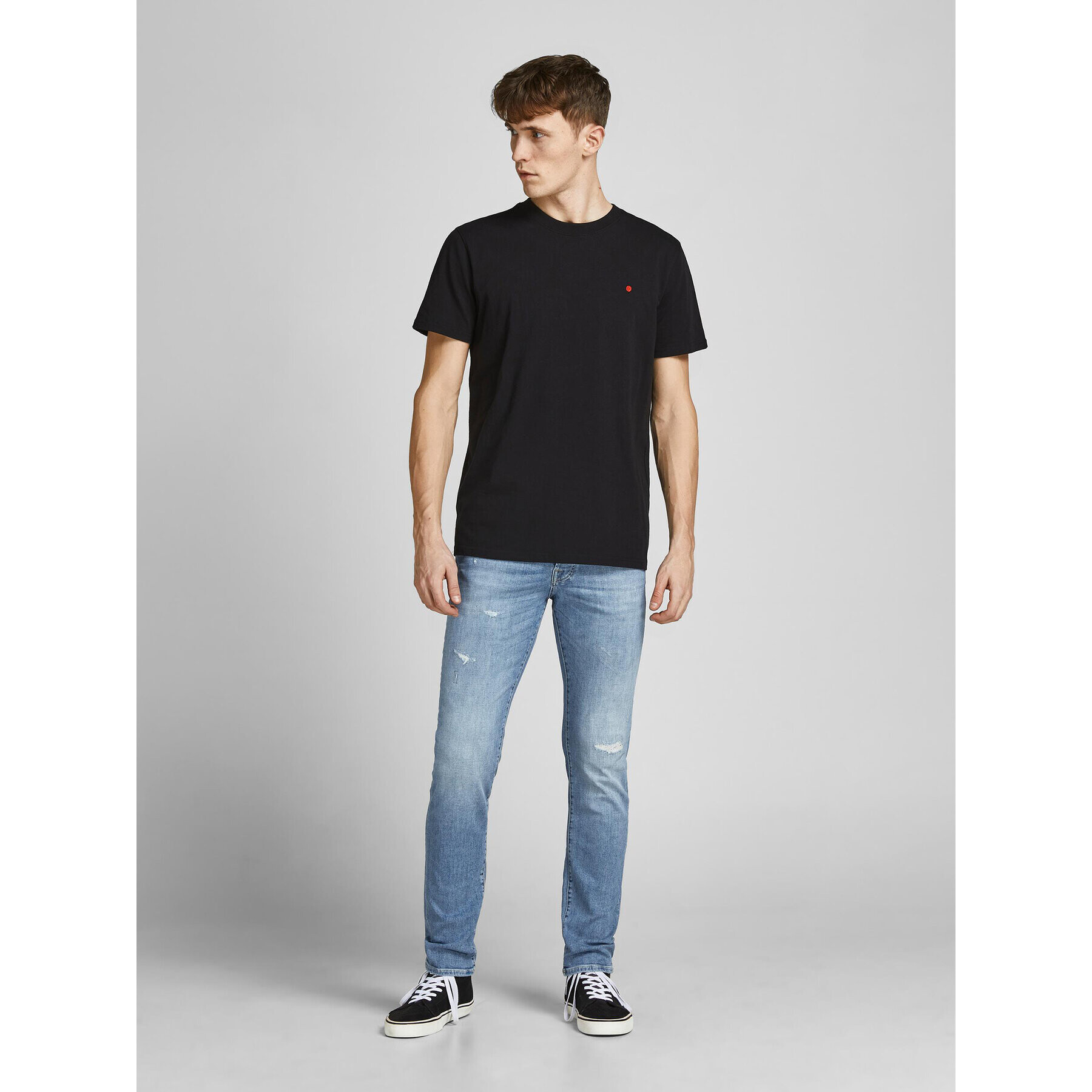 Jack&Jones Jeans hlače Glenn 12204336 Modra Slim Fit - Pepit.si