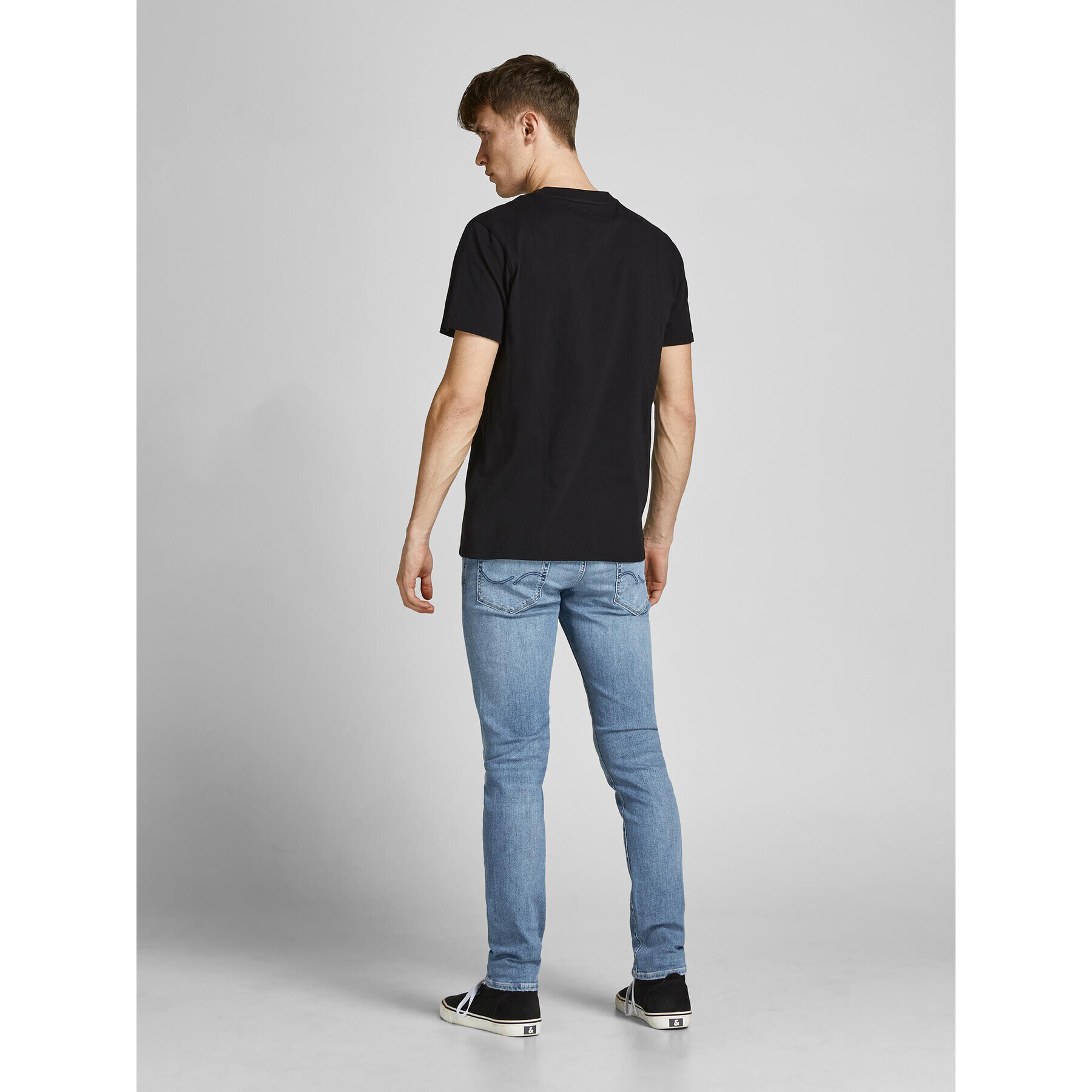 Jack&Jones Jeans hlače Glenn 12204336 Modra Slim Fit - Pepit.si