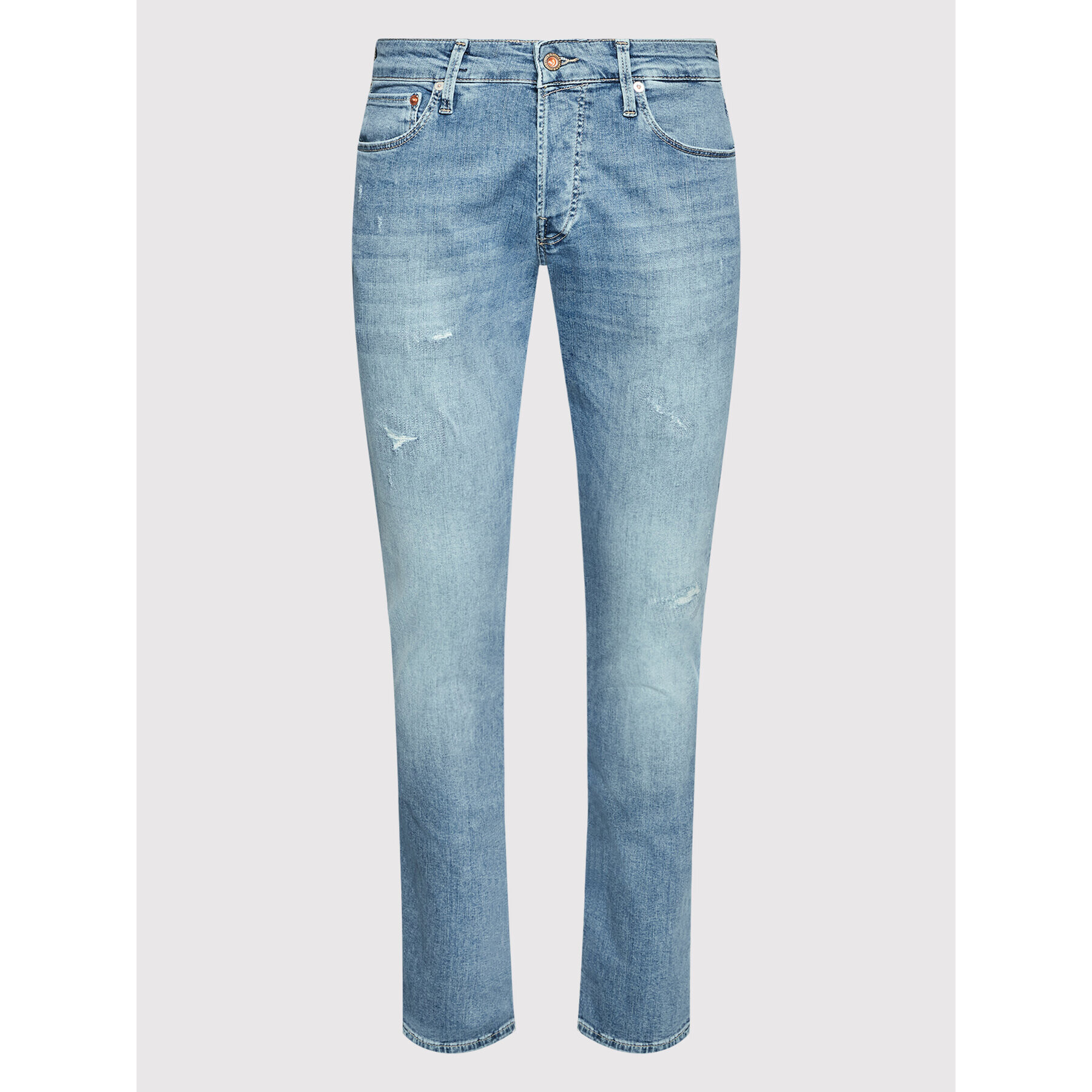 Jack&Jones Jeans hlače Glenn 12204336 Modra Slim Fit - Pepit.si