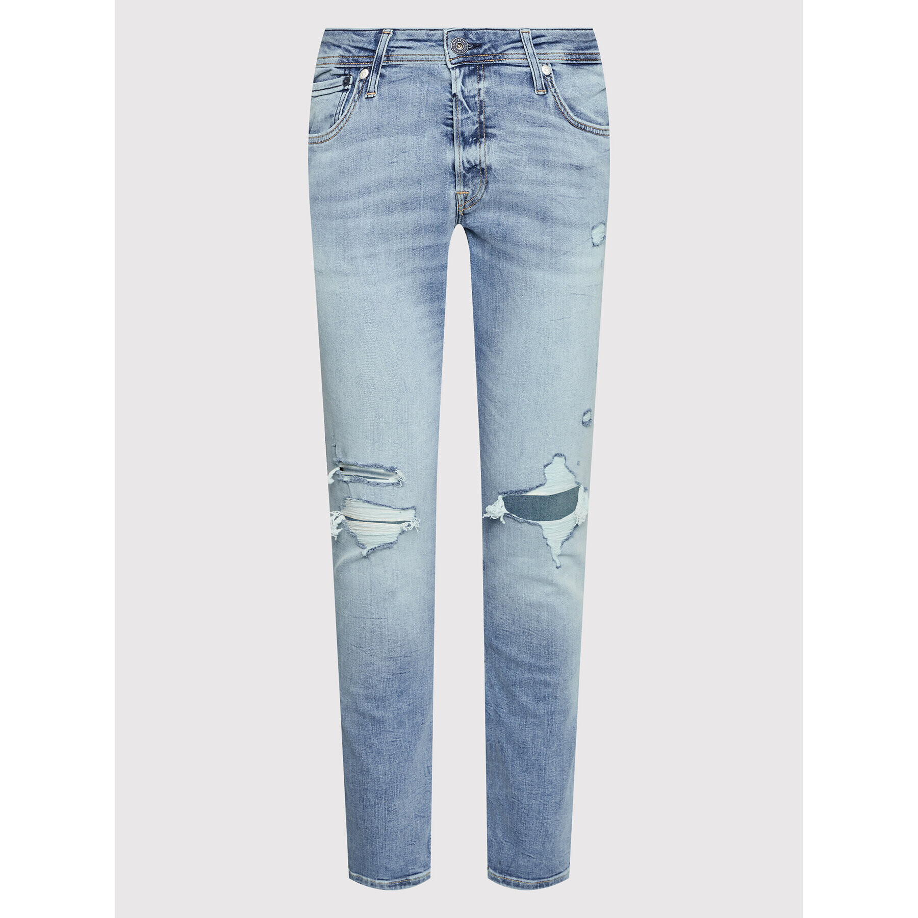 Jack&Jones Jeans hlače Glenn 12209791 Modra Slim Fit - Pepit.si