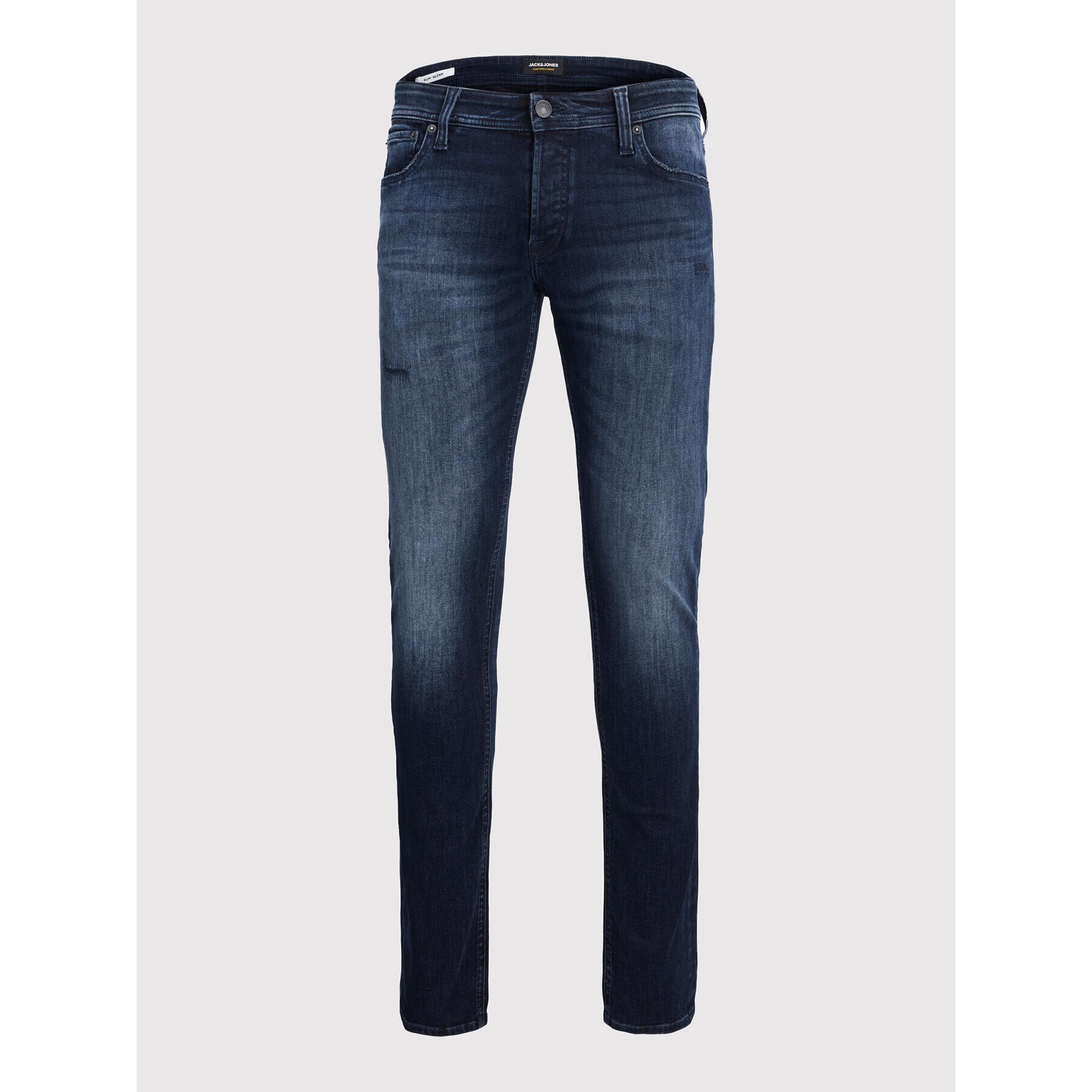 Jack&Jones Jeans hlače Glenn 12212775 Mornarsko modra Slim Fit - Pepit.si