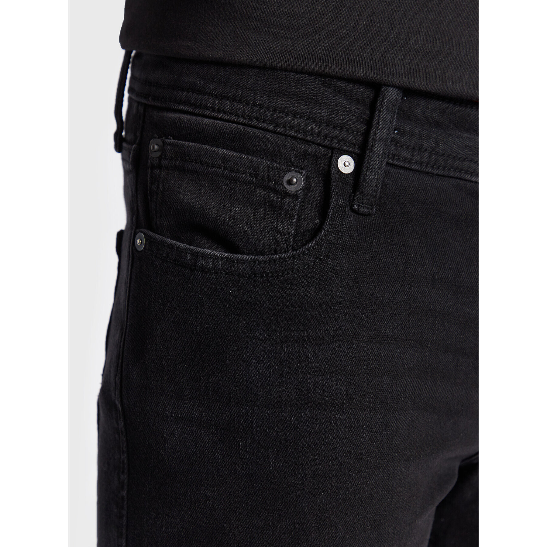 Jack&Jones Jeans hlače Glenn 12213610 Črna Slim Fit - Pepit.si