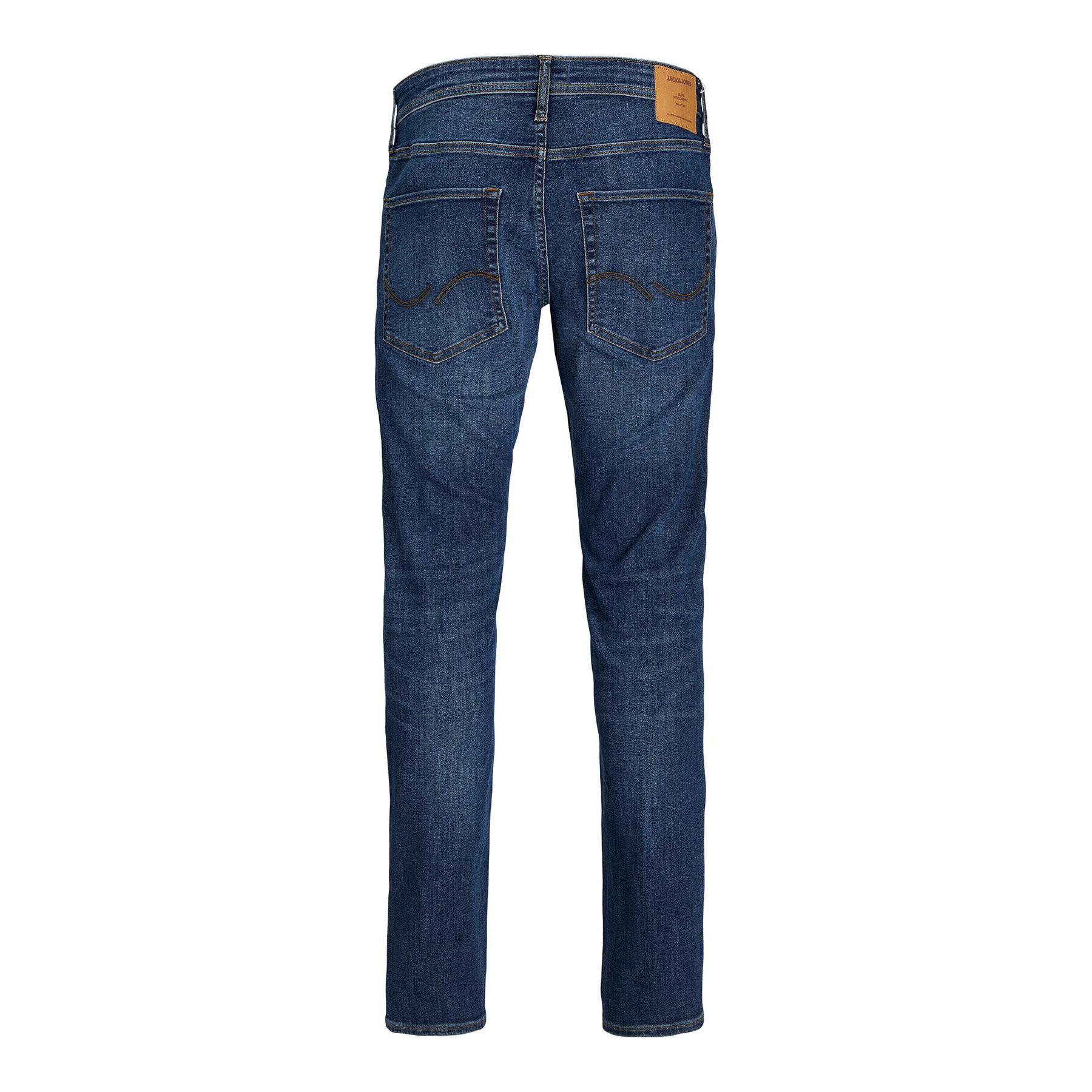 Jack&Jones Jeans hlače Glenn 12223477 Mornarsko modra Slim Fit - Pepit.si