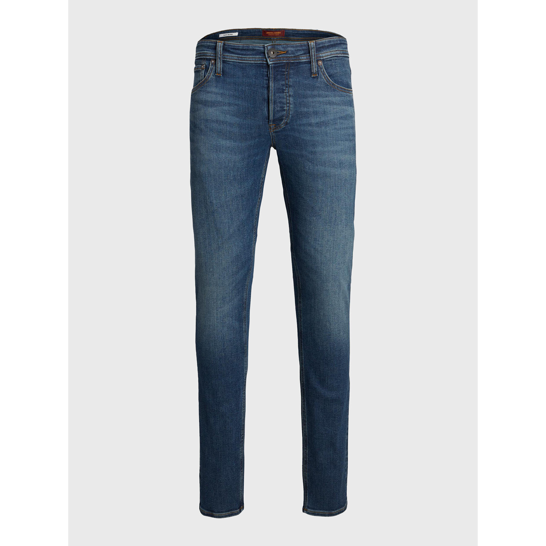 Jack&Jones Jeans hlače Glenn 12224987 Mornarsko modra Slim Fit - Pepit.si