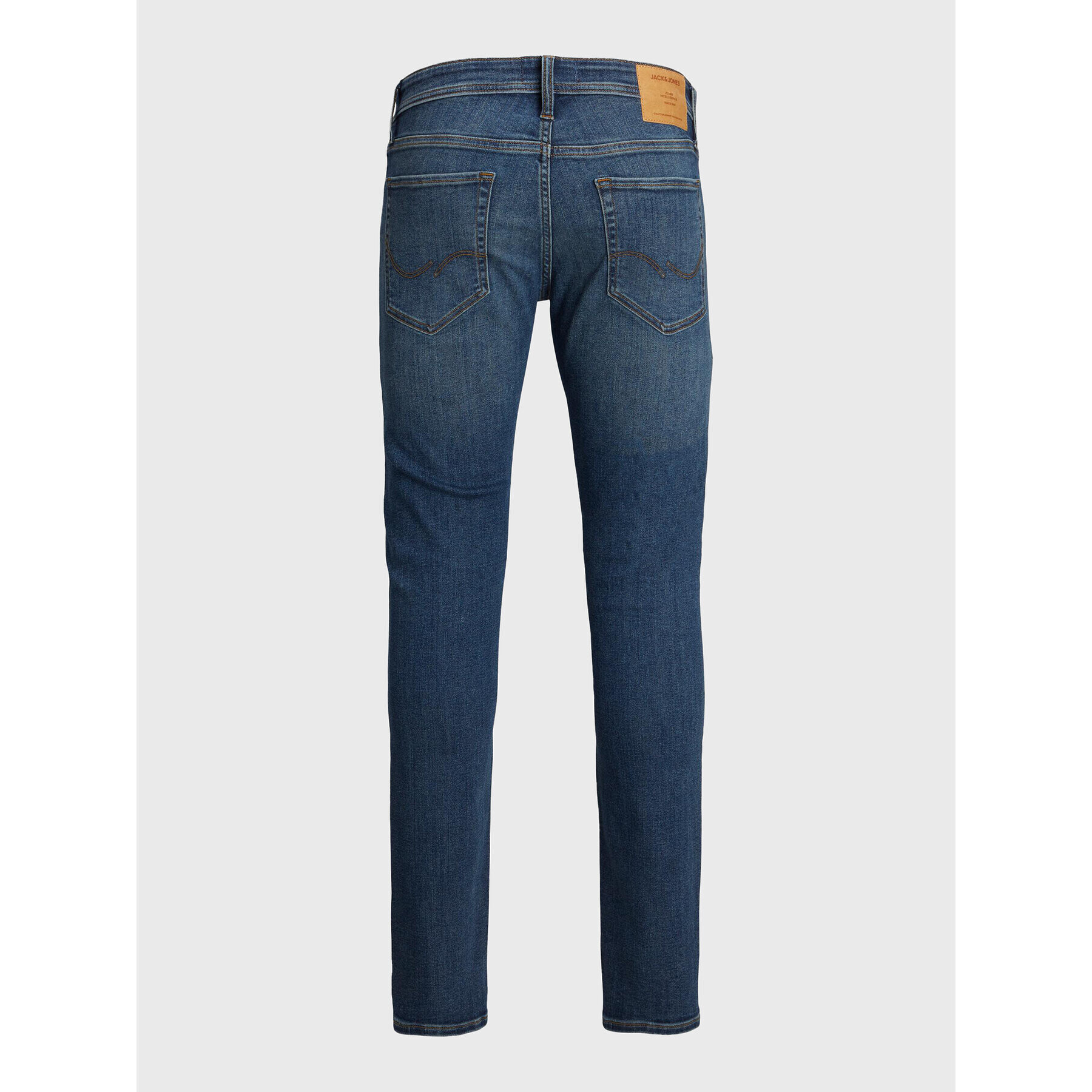 Jack&Jones Jeans hlače Glenn 12224987 Mornarsko modra Slim Fit - Pepit.si