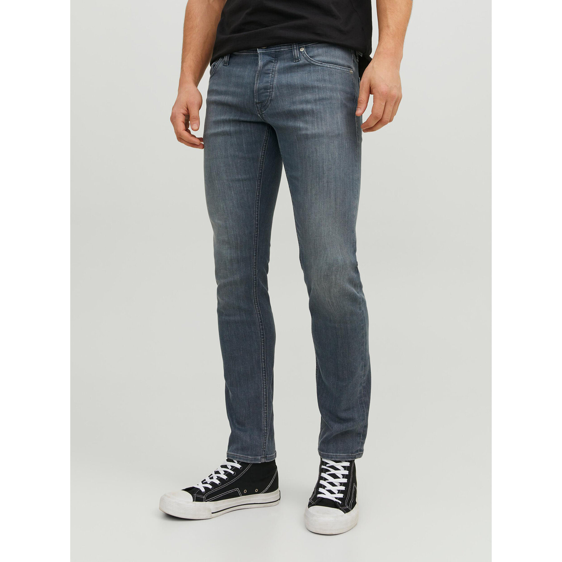 Jack&Jones Jeans hlače Glenn 12237241 Siva Slim Fit - Pepit.si