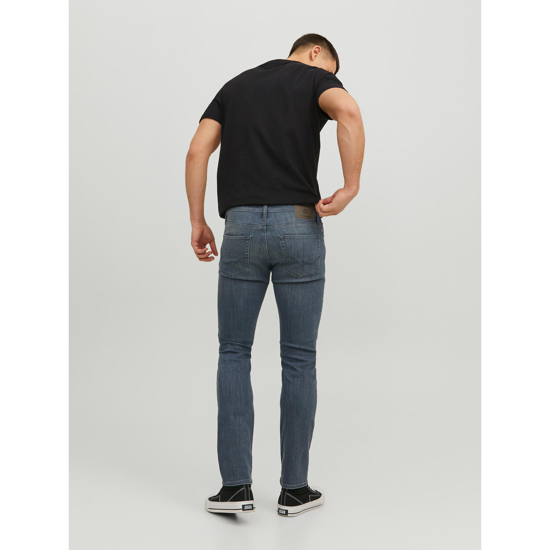 Jack&Jones Jeans hlače Glenn 12237241 Siva Slim Fit - Pepit.si