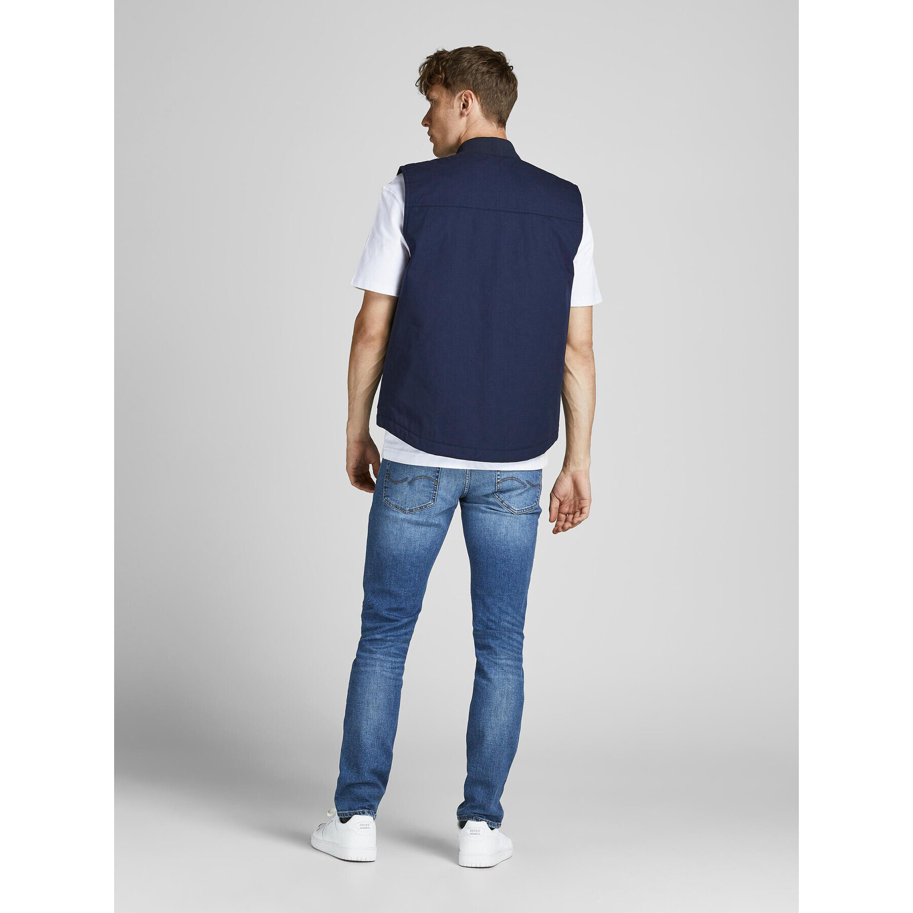 Jack&Jones Jeans hlače Liam 12182976 Modra Skinny Fit - Pepit.si