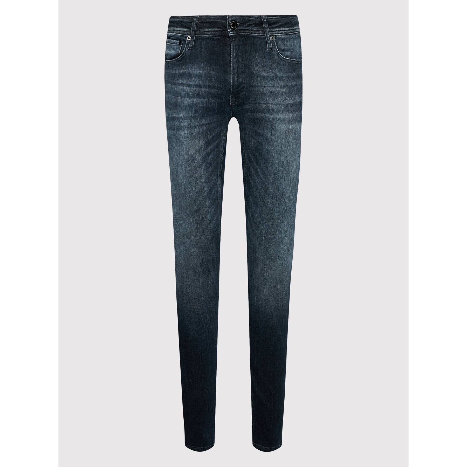 Jack&Jones Jeans hlače Liam 12185949 Mornarsko modra Skinny Fit - Pepit.si