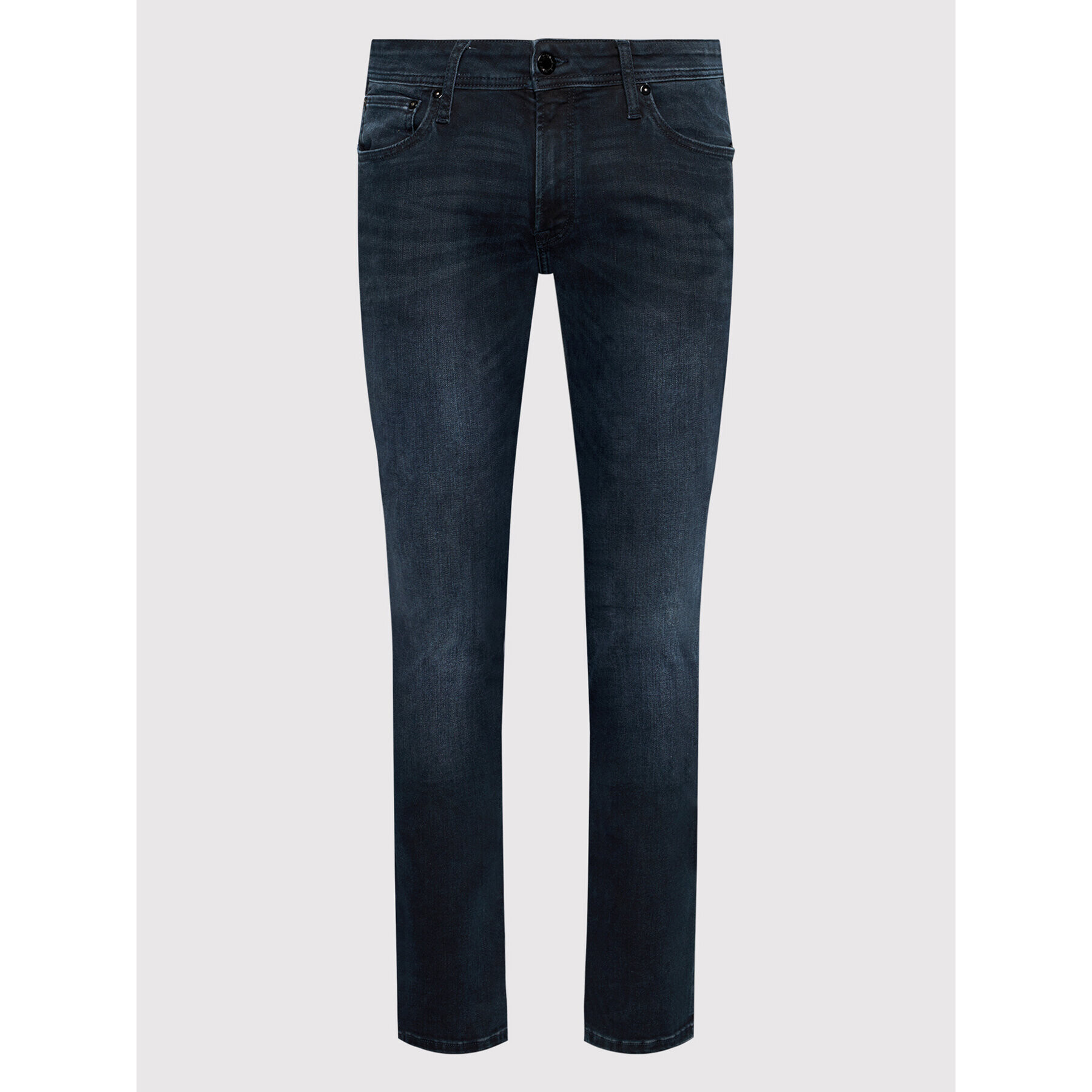 Jack&Jones Jeans hlače Liam Original Agi 12166852 Mornarsko modra Skinny Fit - Pepit.si