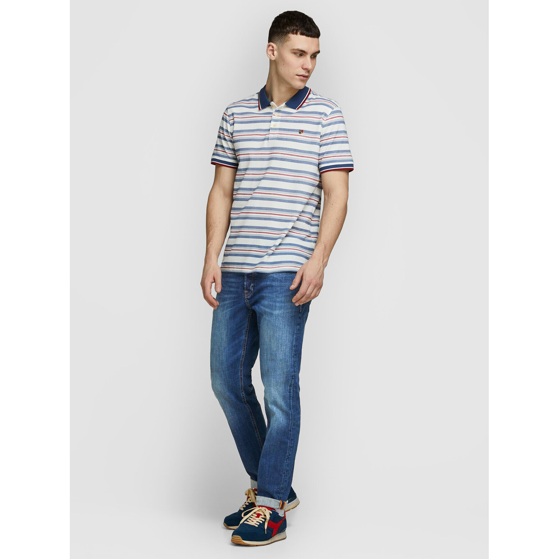 Jack&Jones Jeans hlače Pete 12195547 Modra Skinny Fit - Pepit.si