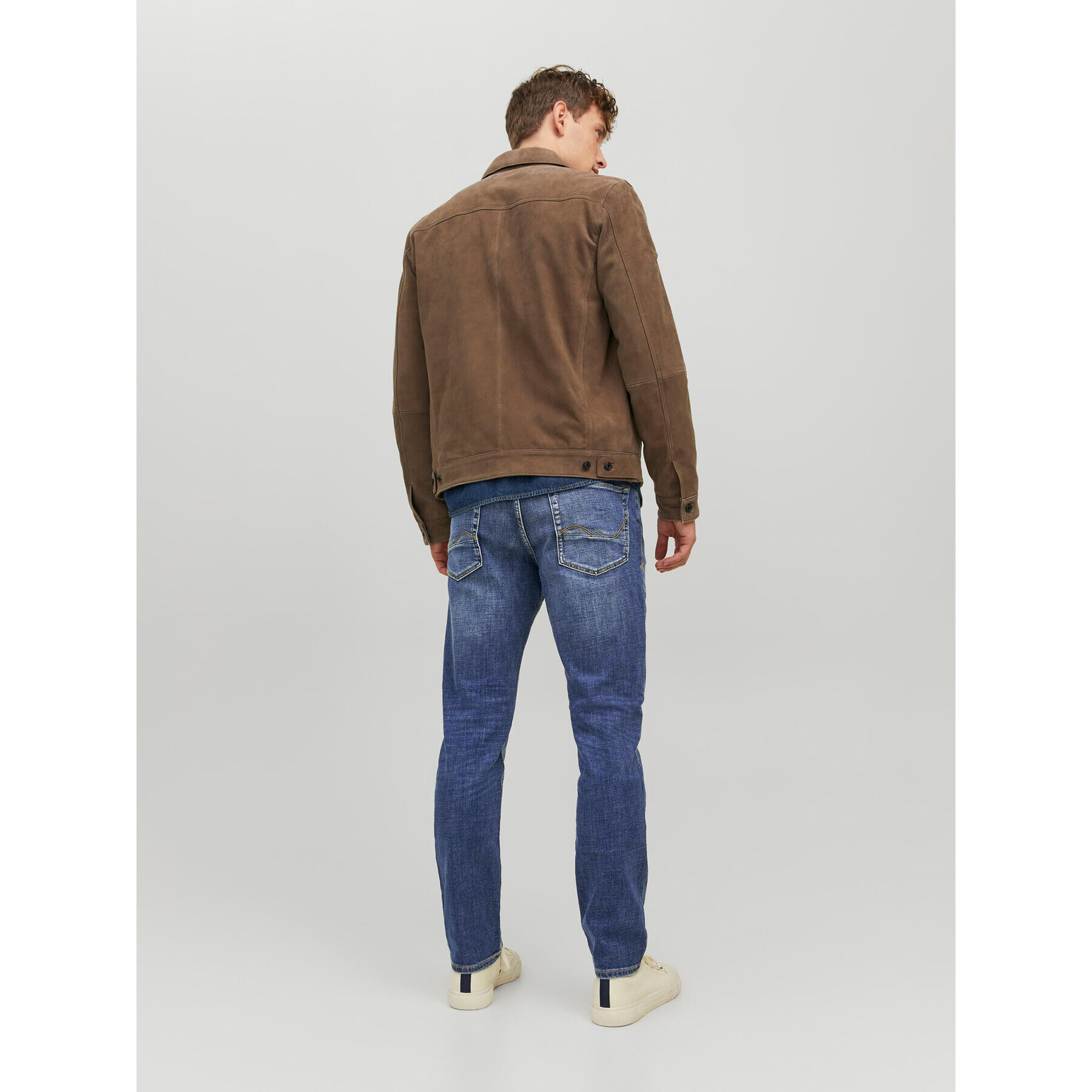 Jack&Jones Jeans hlače Tim 12213158 Modra Slim Fit - Pepit.si