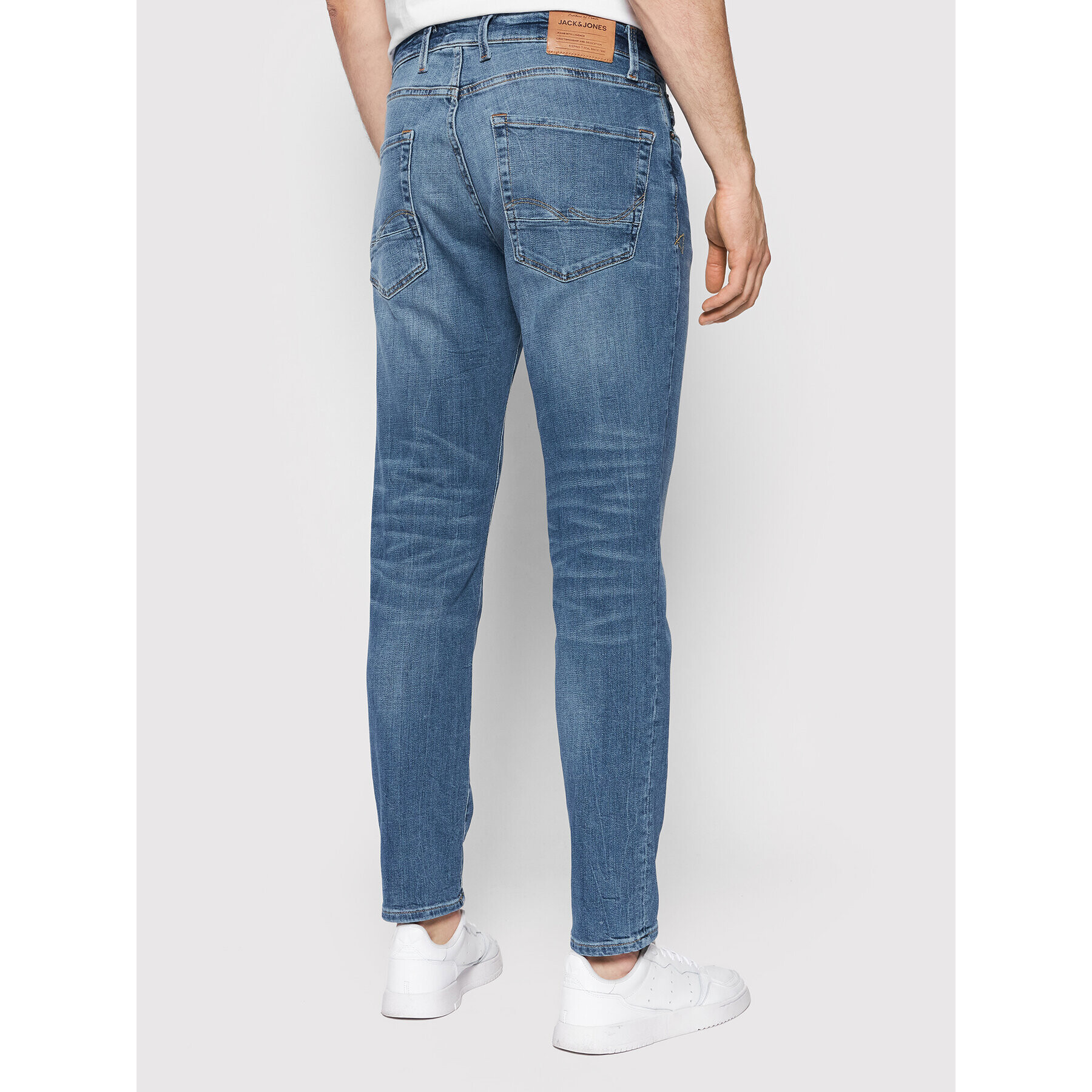 Jack&Jones Jeans hlače Tim Vintage 12185877 Modra Slim Fit - Pepit.si