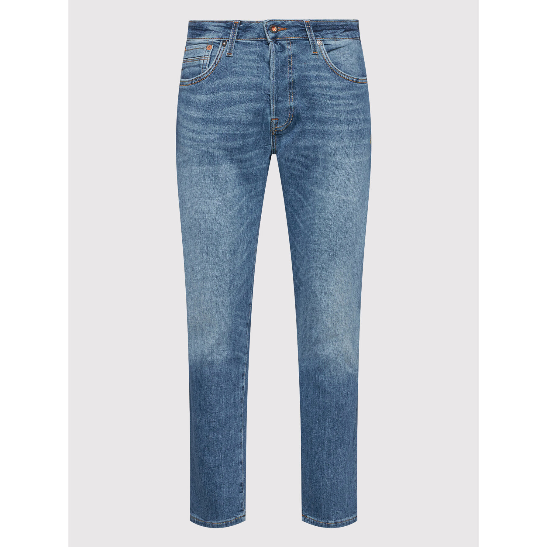 Jack&Jones Jeans hlače Tim Vintage 12185877 Modra Slim Fit - Pepit.si