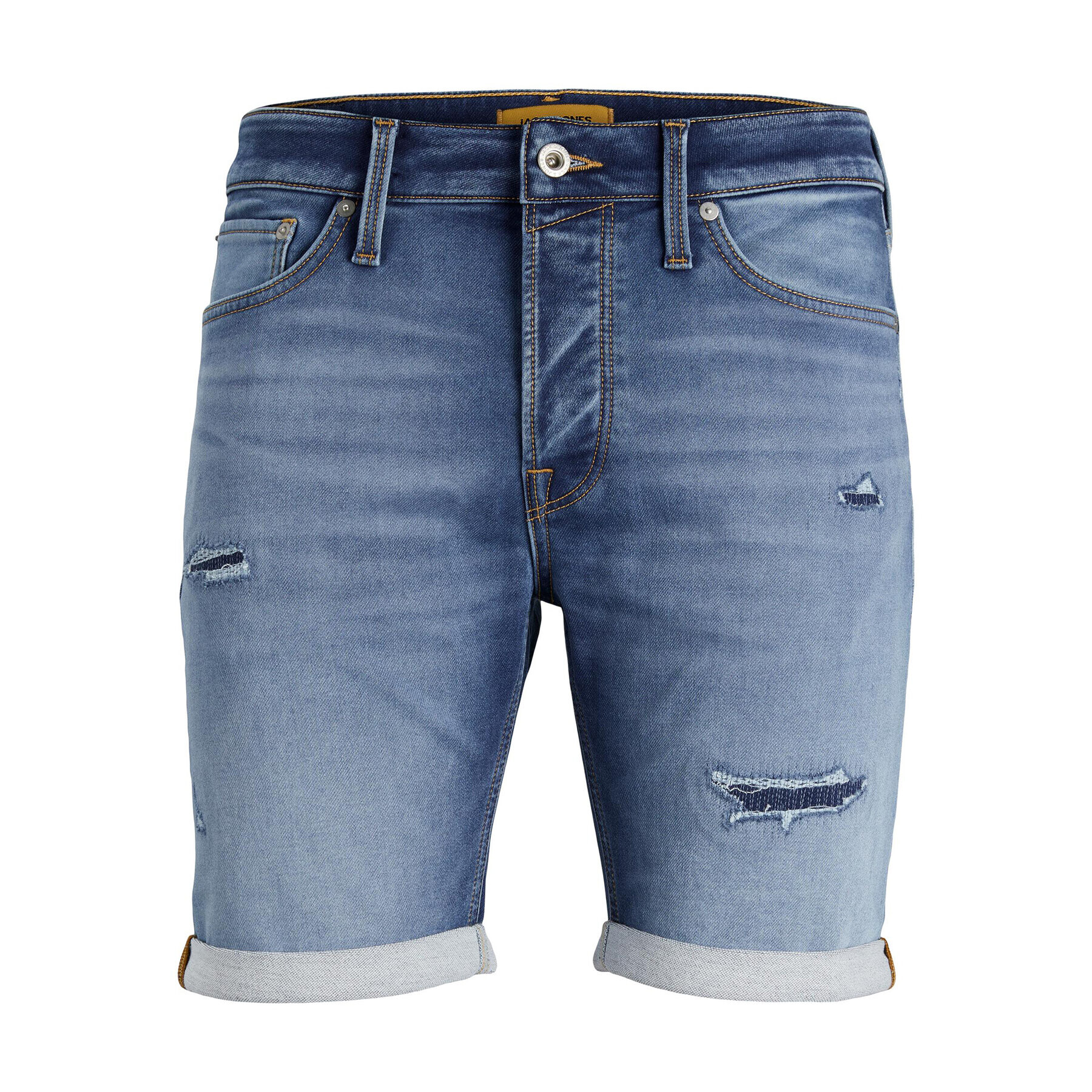 Jack&Jones Jeans kratke hlače Rick 12224125 Modra Regular Fit - Pepit.si