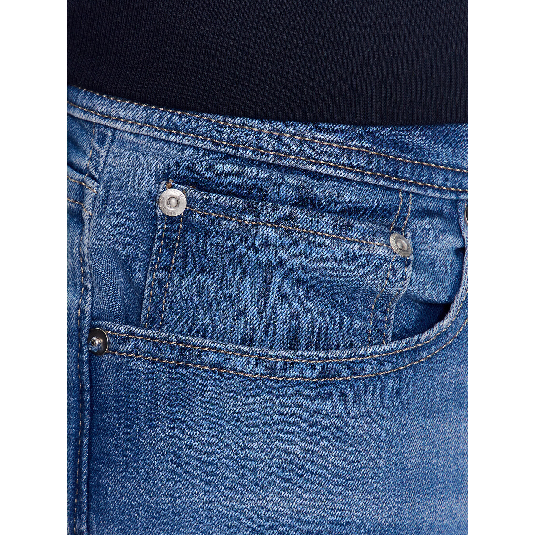 Jack&Jones Jeans kratke hlače 12224979 Modra Regular Fit - Pepit.si