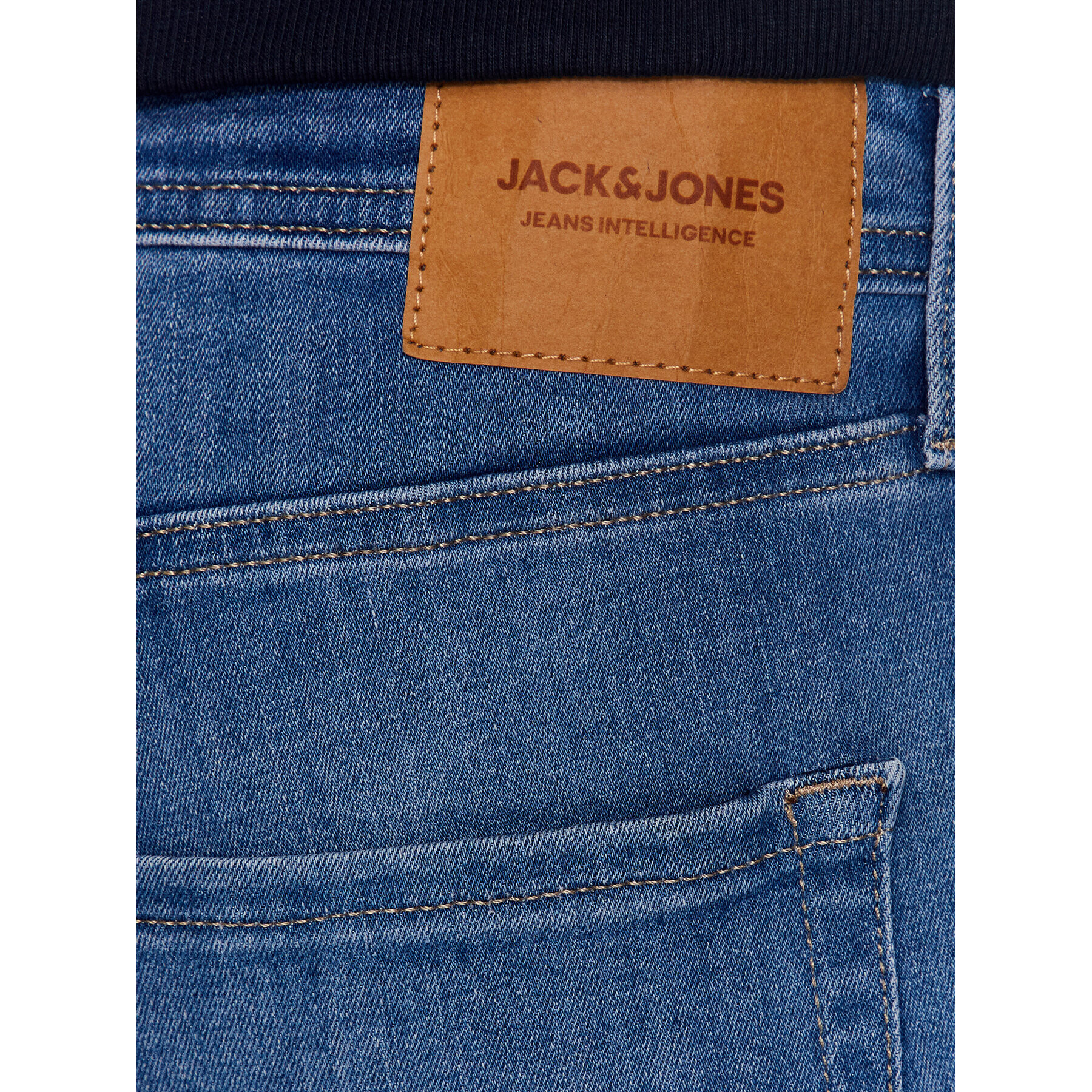 Jack&Jones Jeans kratke hlače 12224979 Modra Regular Fit - Pepit.si