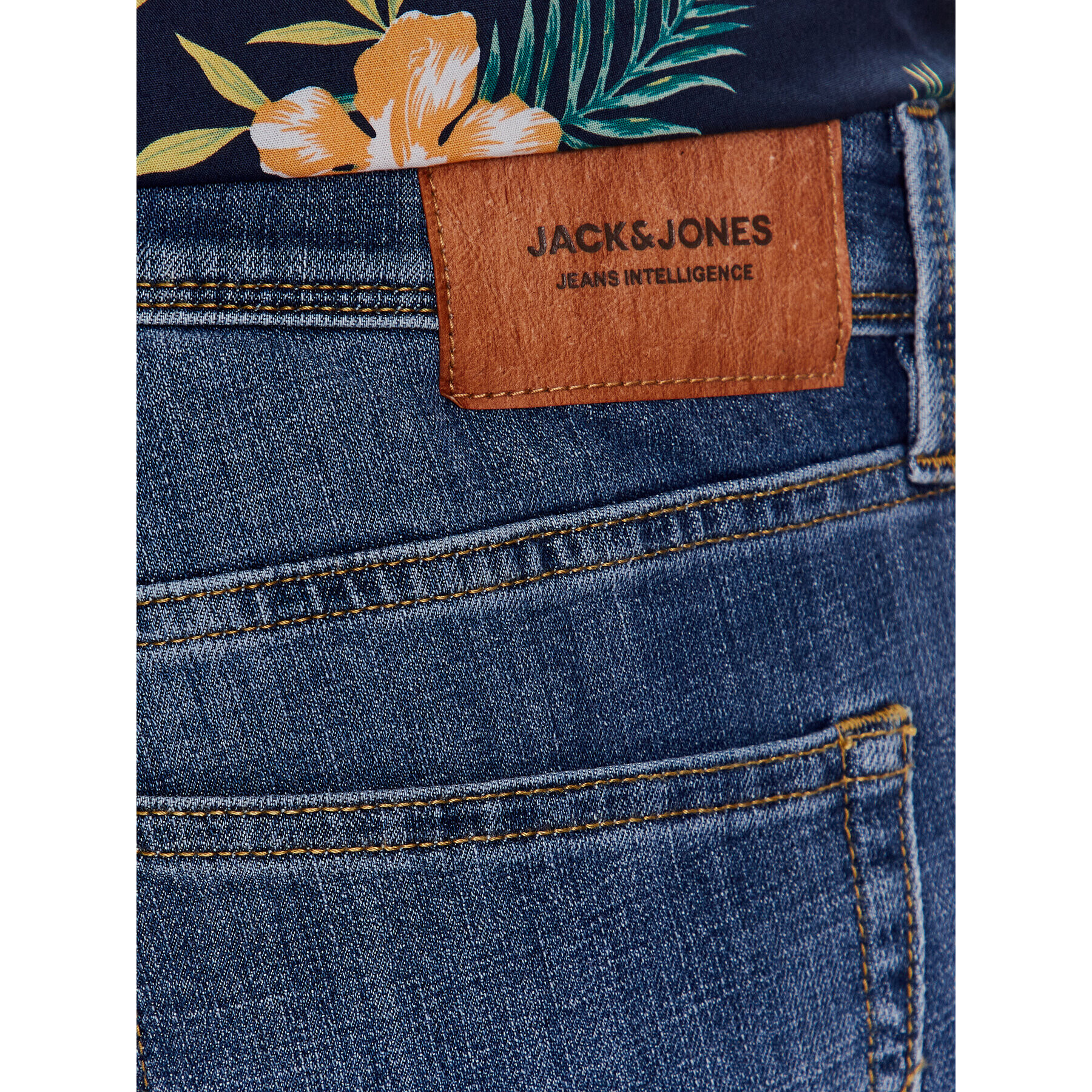 Jack&Jones Jeans kratke hlače Rick 12226230 Modra Regular Fit - Pepit.si