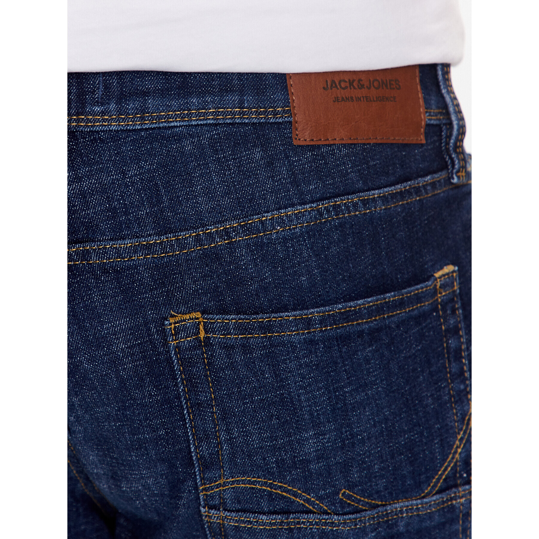 Jack&Jones Jeans kratke hlače Rick 12226231 Mornarsko modra Regular Fit - Pepit.si