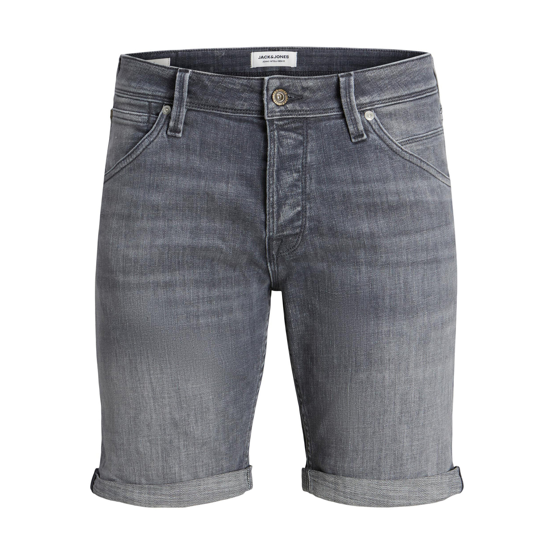 Jack&Jones Jeans kratke hlače Rick 12226232 Siva Regular Fit - Pepit.si