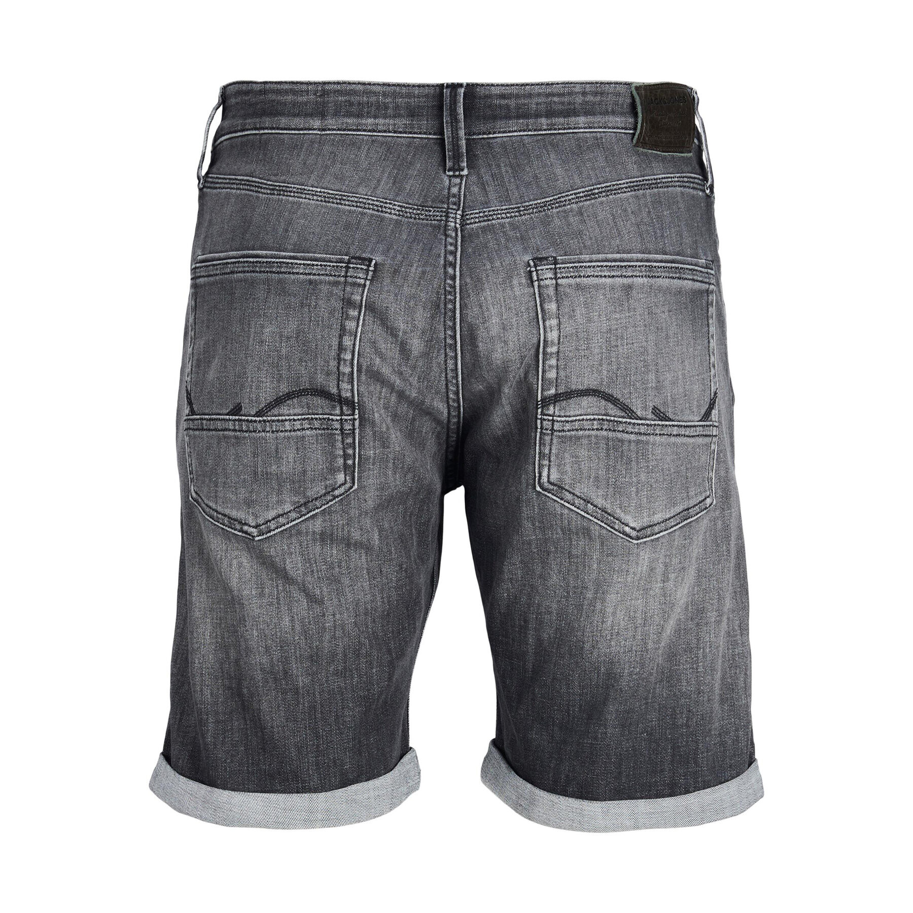 Jack&Jones Jeans kratke hlače Chris 12236193 Siva Relaxed Fit - Pepit.si