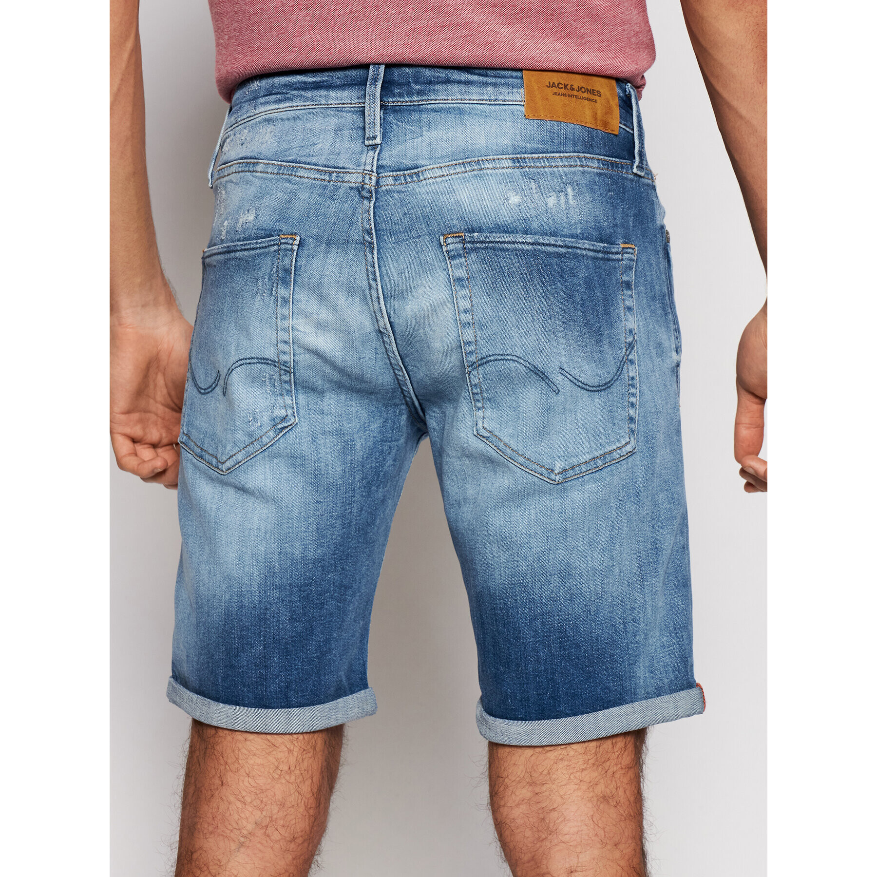 Jack&Jones Jeans kratke hlače Rick 12171883 Modra Regular Fit - Pepit.si