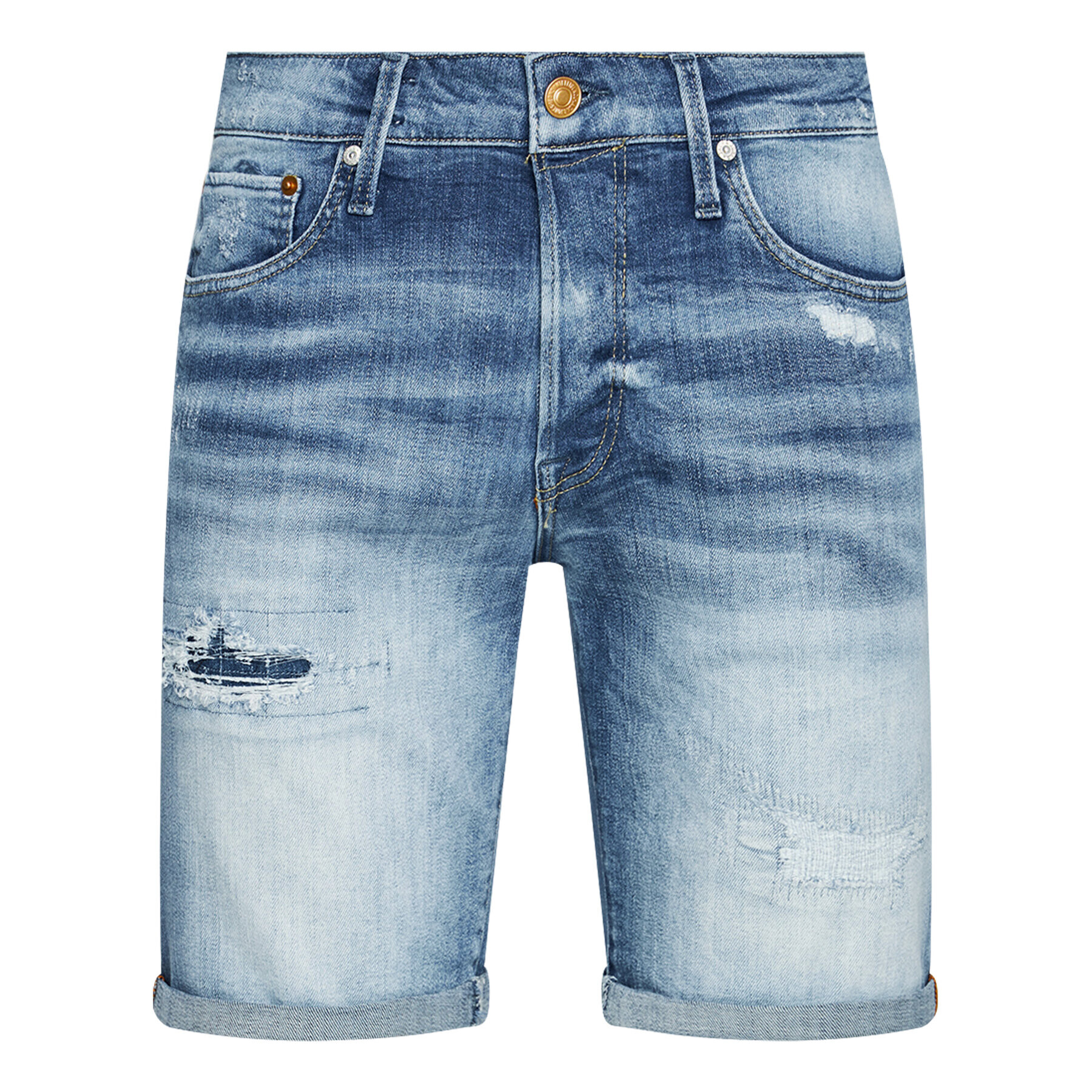 Jack&Jones Jeans kratke hlače Rick 12171883 Modra Regular Fit - Pepit.si