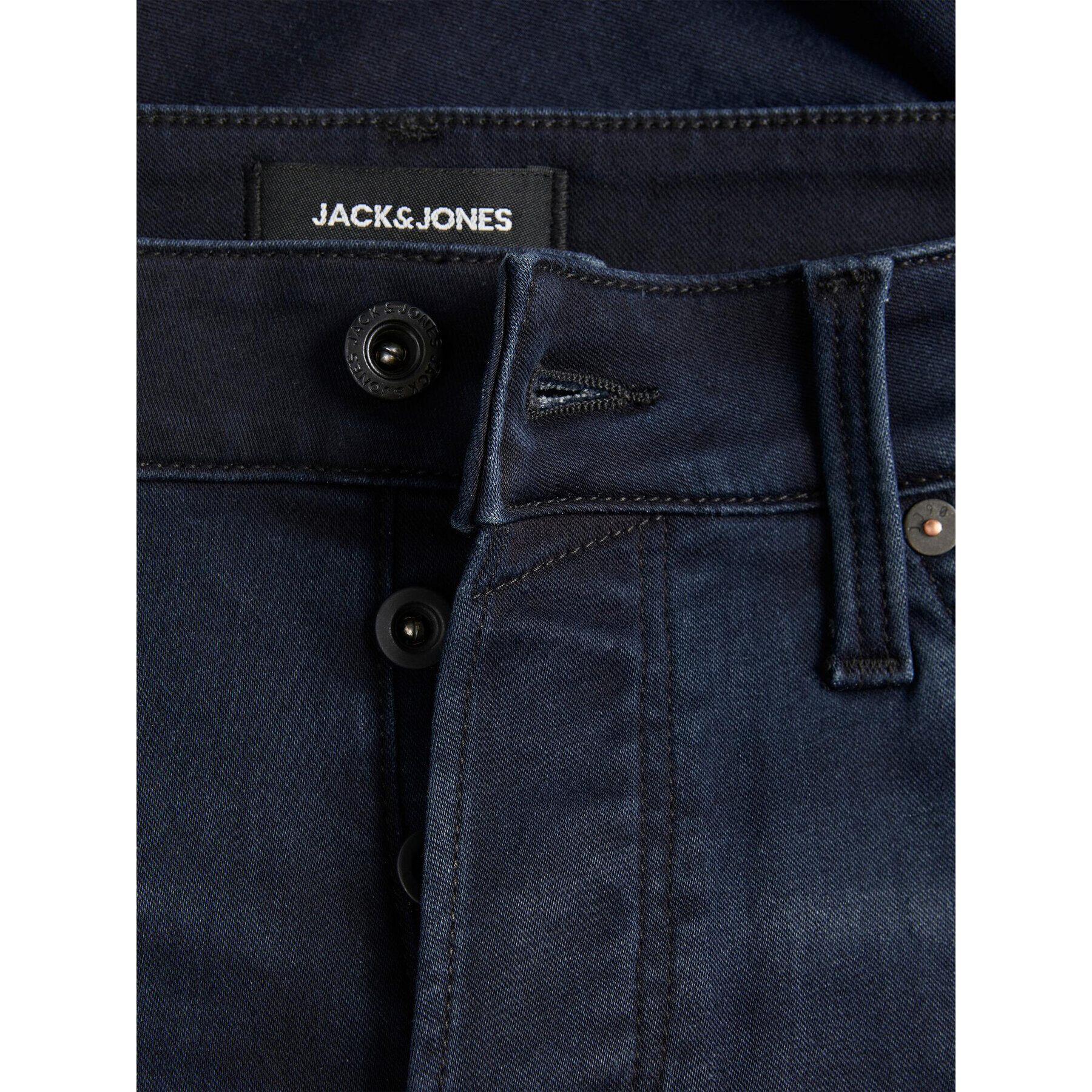 Jack&Jones Jeans kratke hlače Rick 12223678 Mornarsko modra Regular Fit - Pepit.si