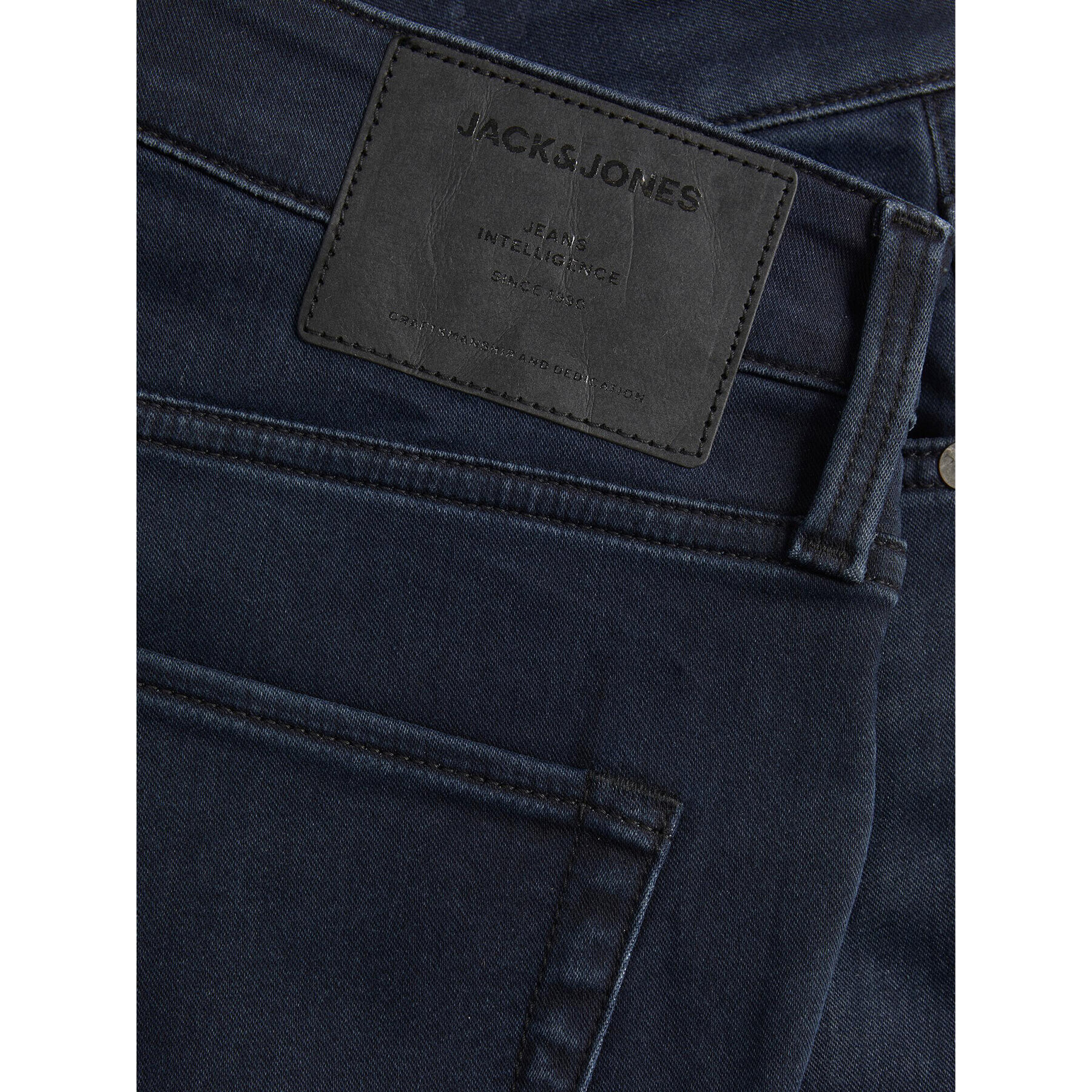 Jack&Jones Jeans kratke hlače Rick 12223678 Mornarsko modra Regular Fit - Pepit.si