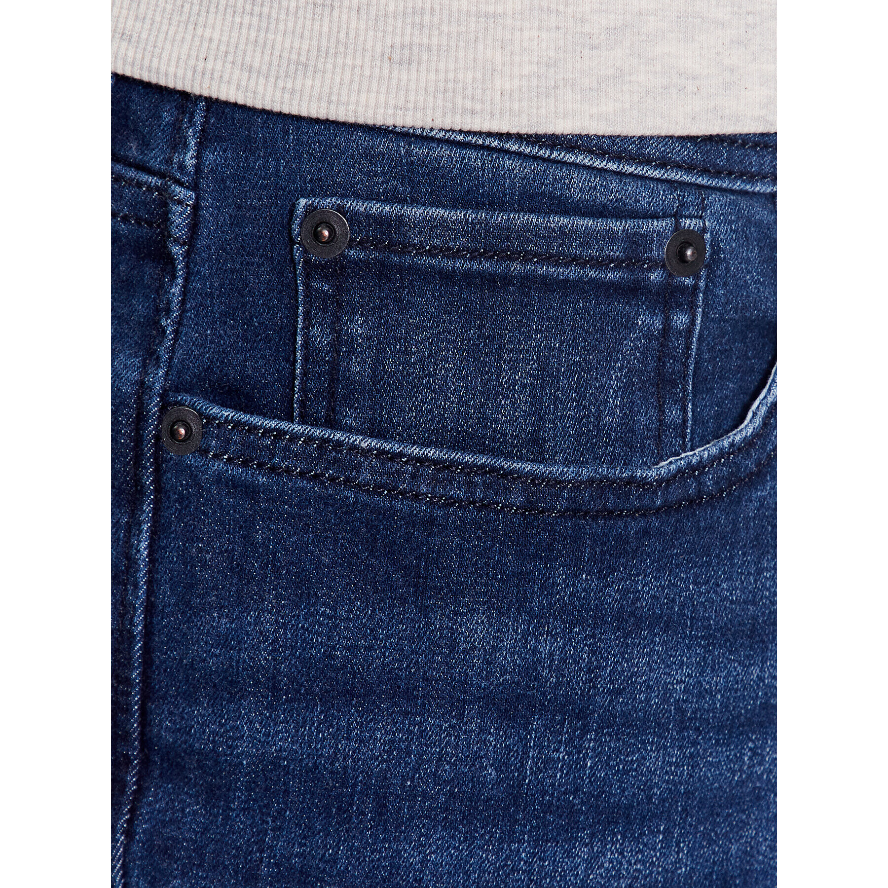 Jack&Jones Jeans kratke hlače Rick 12225900 Mornarsko modra Regular Fit - Pepit.si