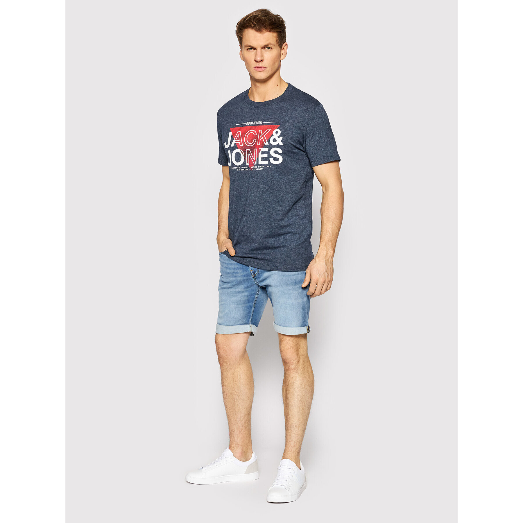 Jack&Jones Jeans kratke hlače Rick Icon 12201694 Modra Regular Fit - Pepit.si