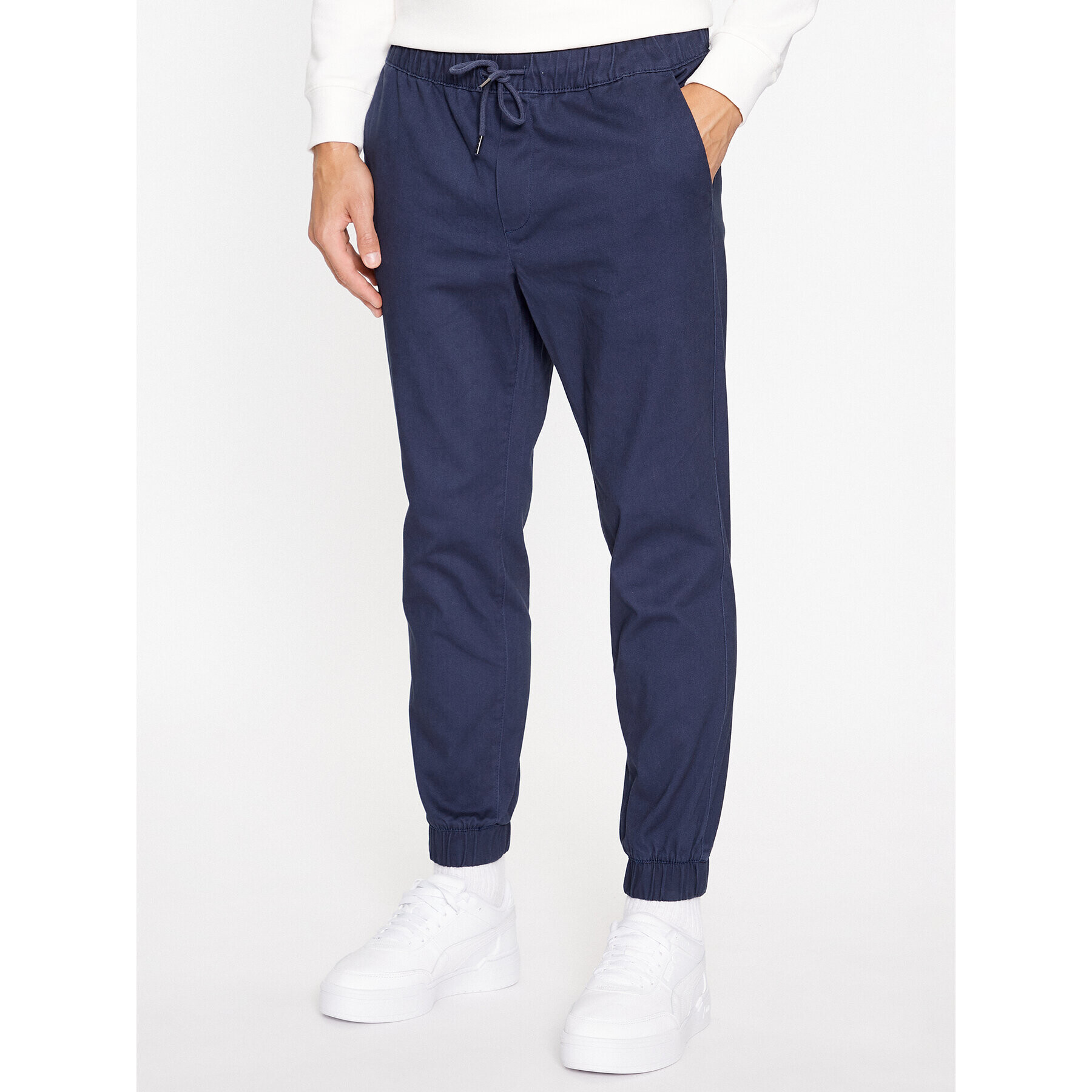 Jack&Jones Jogging hlače 12224518 Mornarsko modra Comfort Fit - Pepit.si