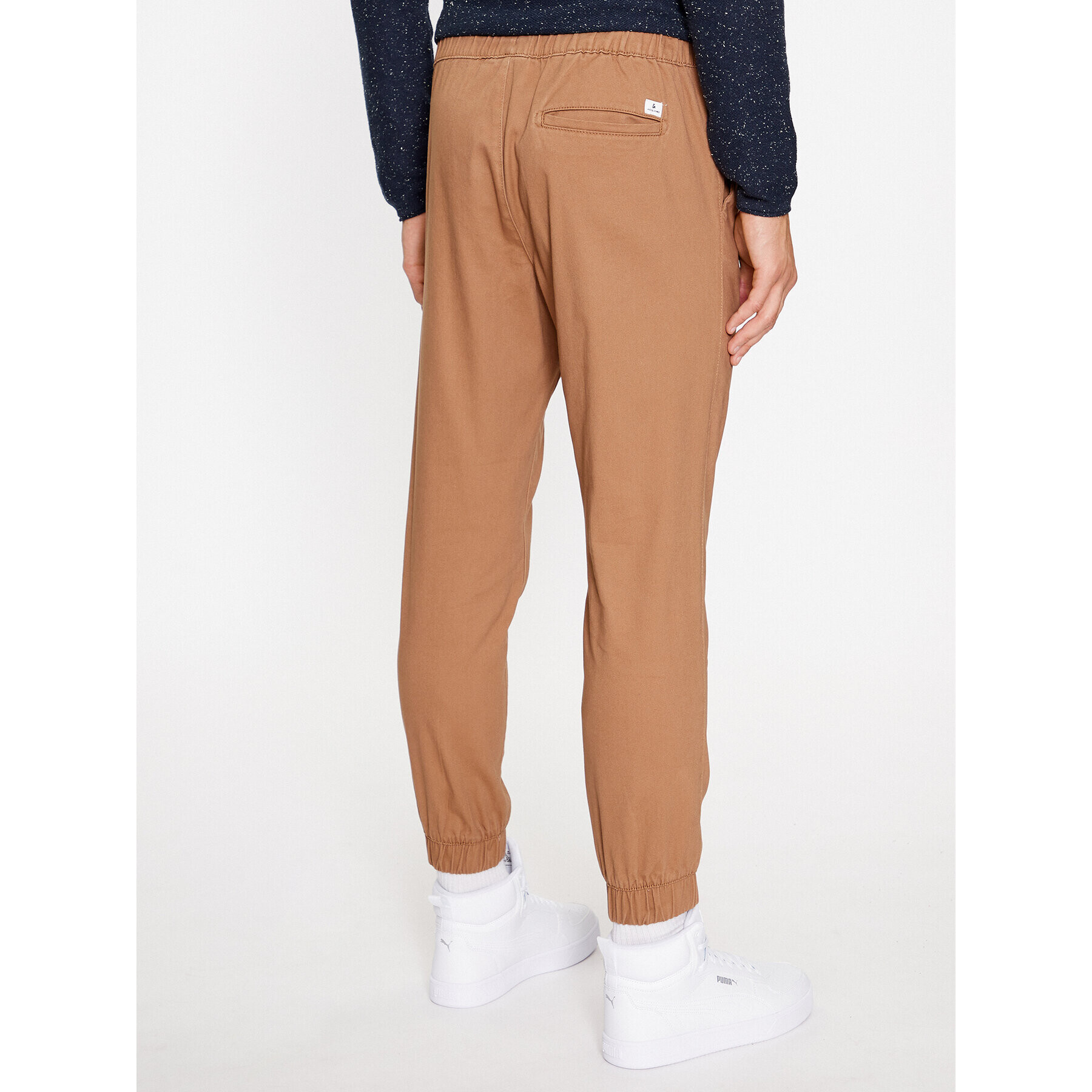 Jack&Jones Jogging hlače 12224518 Rjava Comfort Fit - Pepit.si