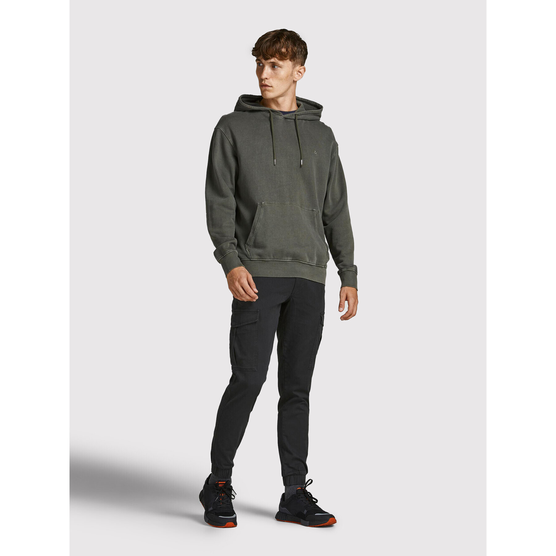 Jack&Jones Jogging hlače Marco 12186889 Črna Slim Fit - Pepit.si