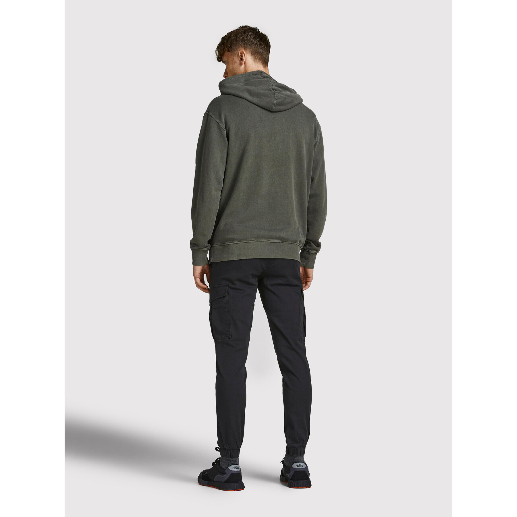 Jack&Jones Jogging hlače Marco 12186889 Črna Slim Fit - Pepit.si