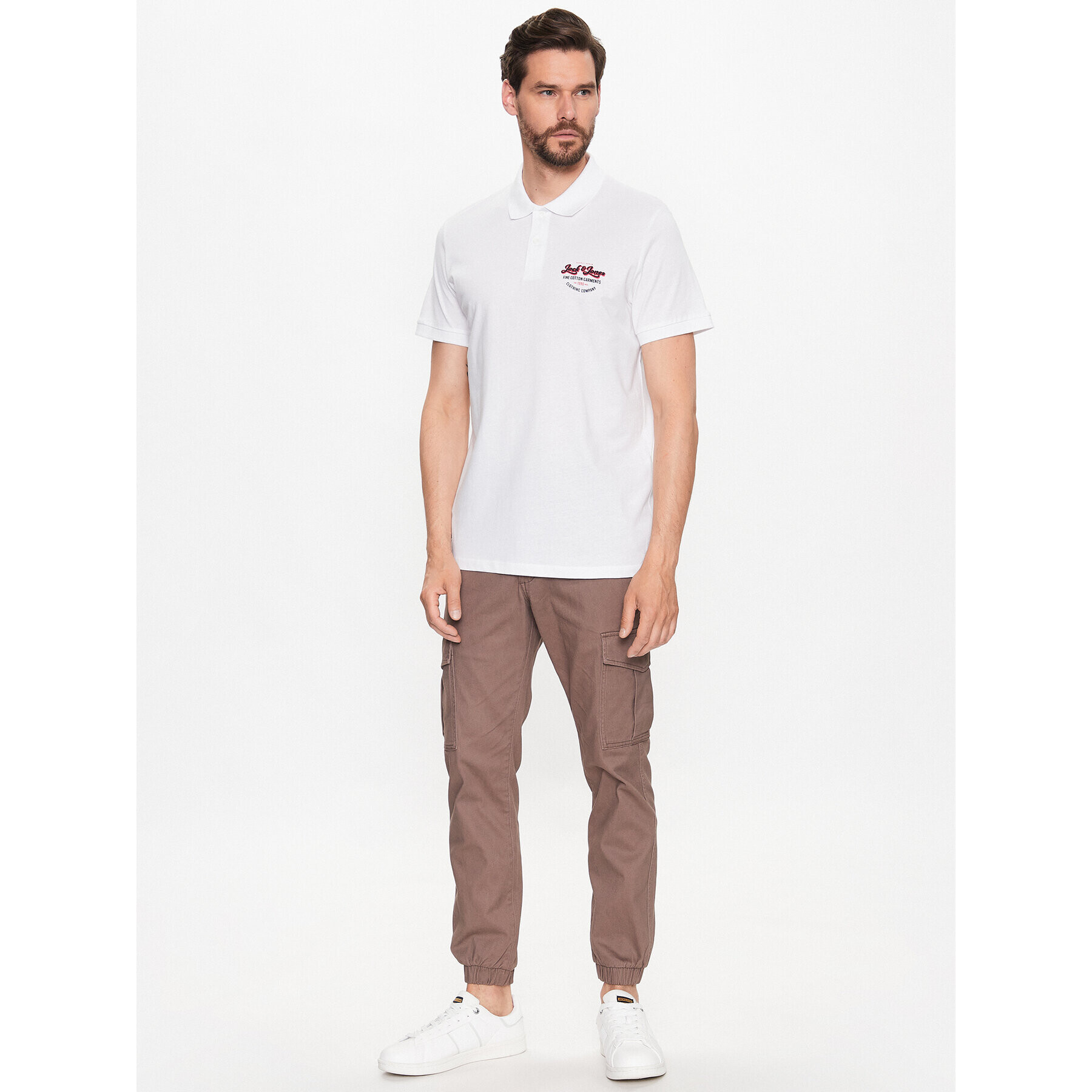 Jack&Jones Jogging hlače Marco 12186889 Rjava Slim Fit - Pepit.si