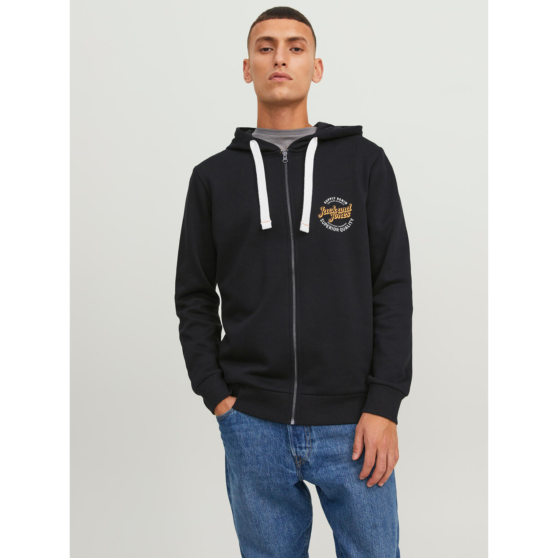 Jack&Jones Jopa 12236179 Črna Regular Fit - Pepit.si