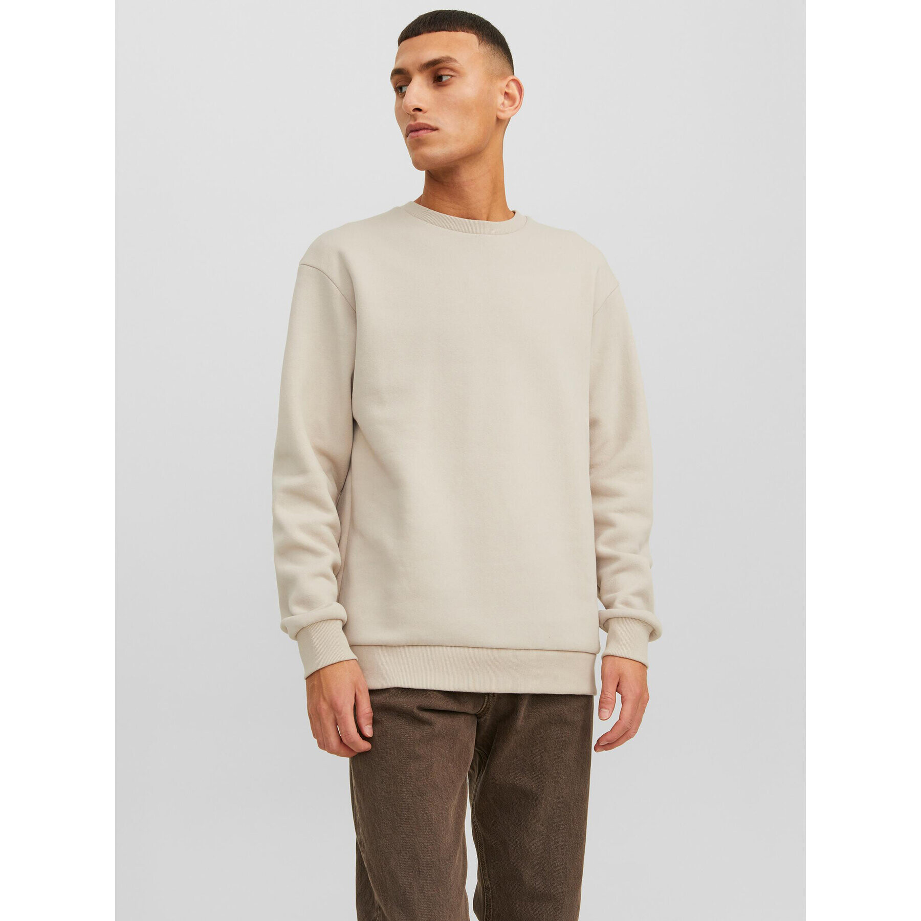 Jack&Jones Jopa Bradley 12249341 Bež Relaxed Fit - Pepit.si