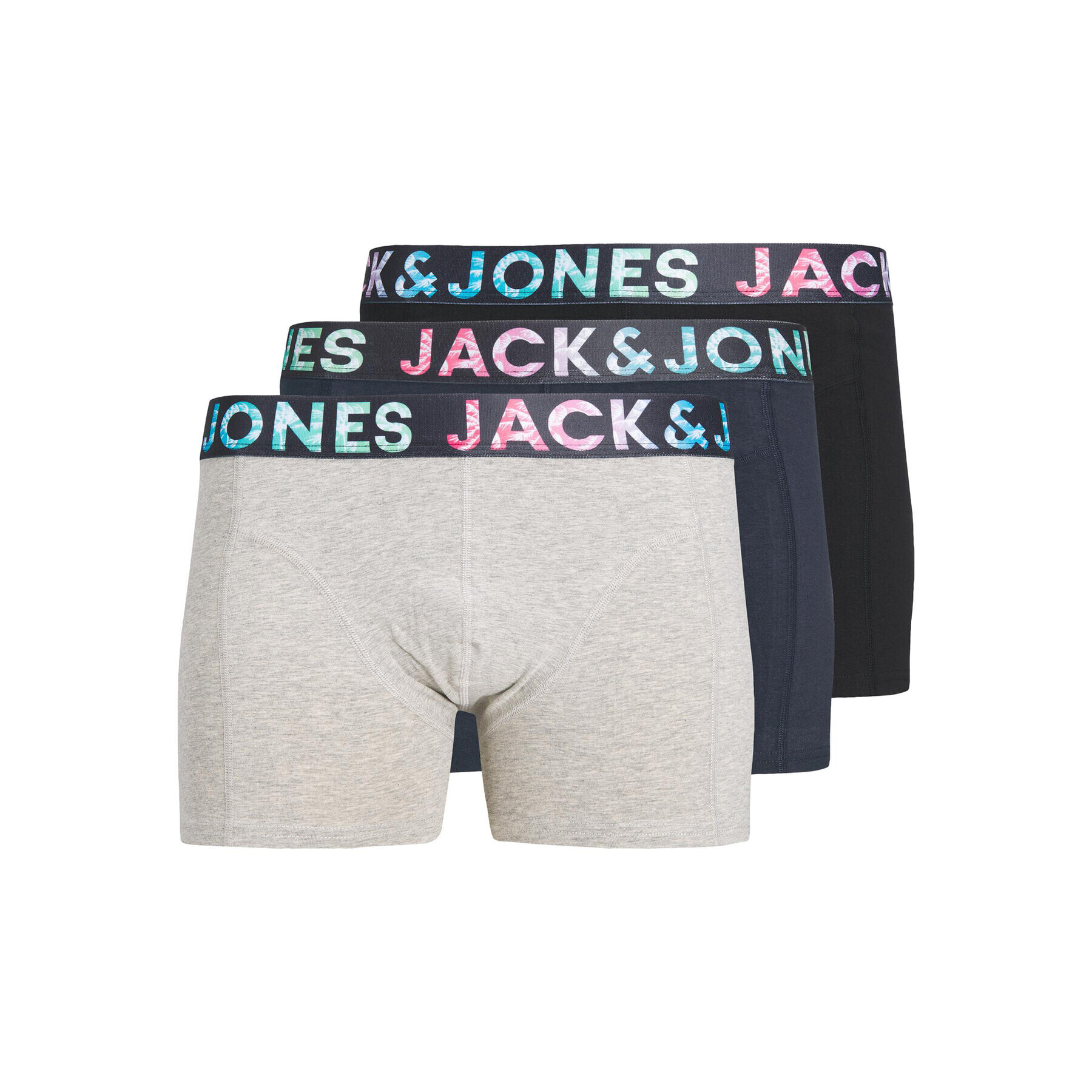 Jack&Jones Junior Set 3 parov boksaric 12235315 Črna - Pepit.si