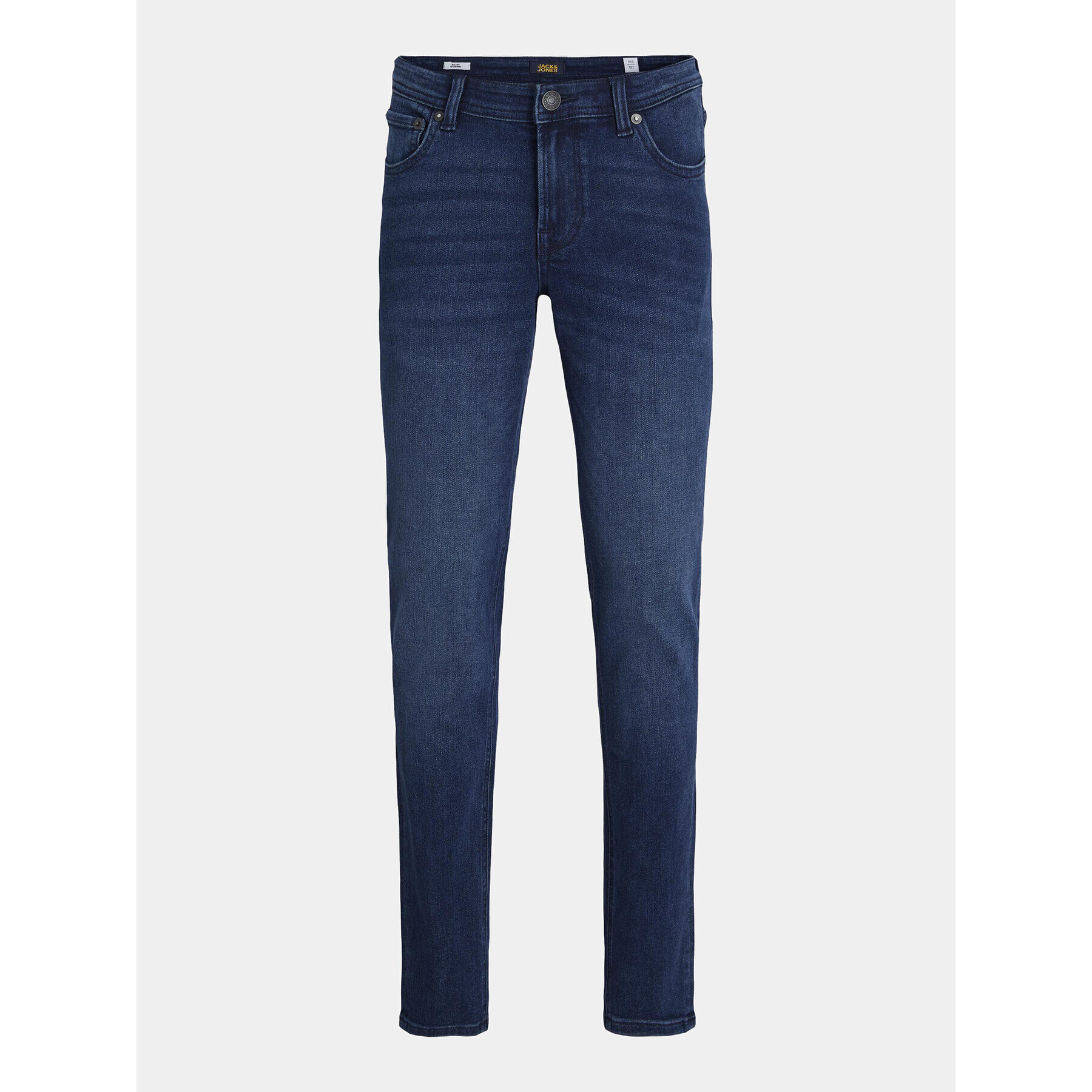 Jack&Jones Junior Jeans hlače 12245827 Mornarsko modra Skinny Fit - Pepit.si